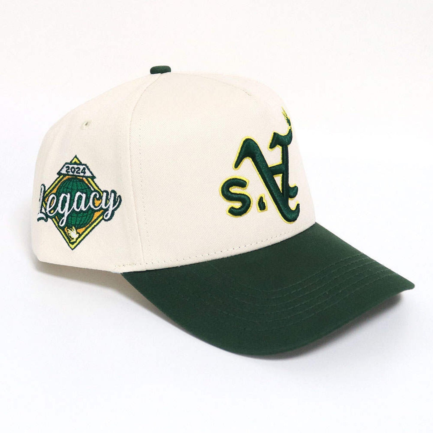 A’s Legacy Hat *2024 Edition* (Cream/Green)
