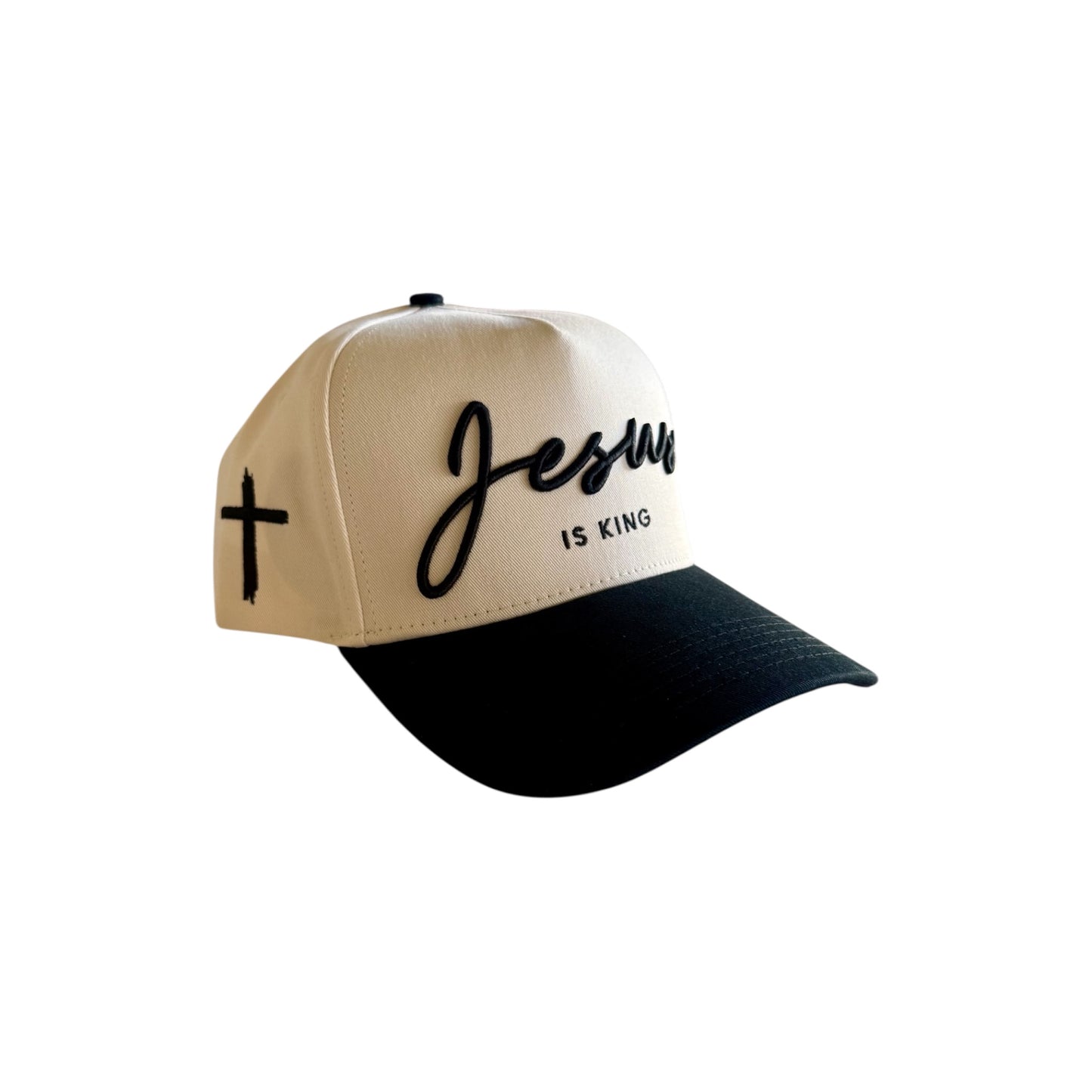Jesus is King SnapBack Hat (Cream) *2025 Edition*