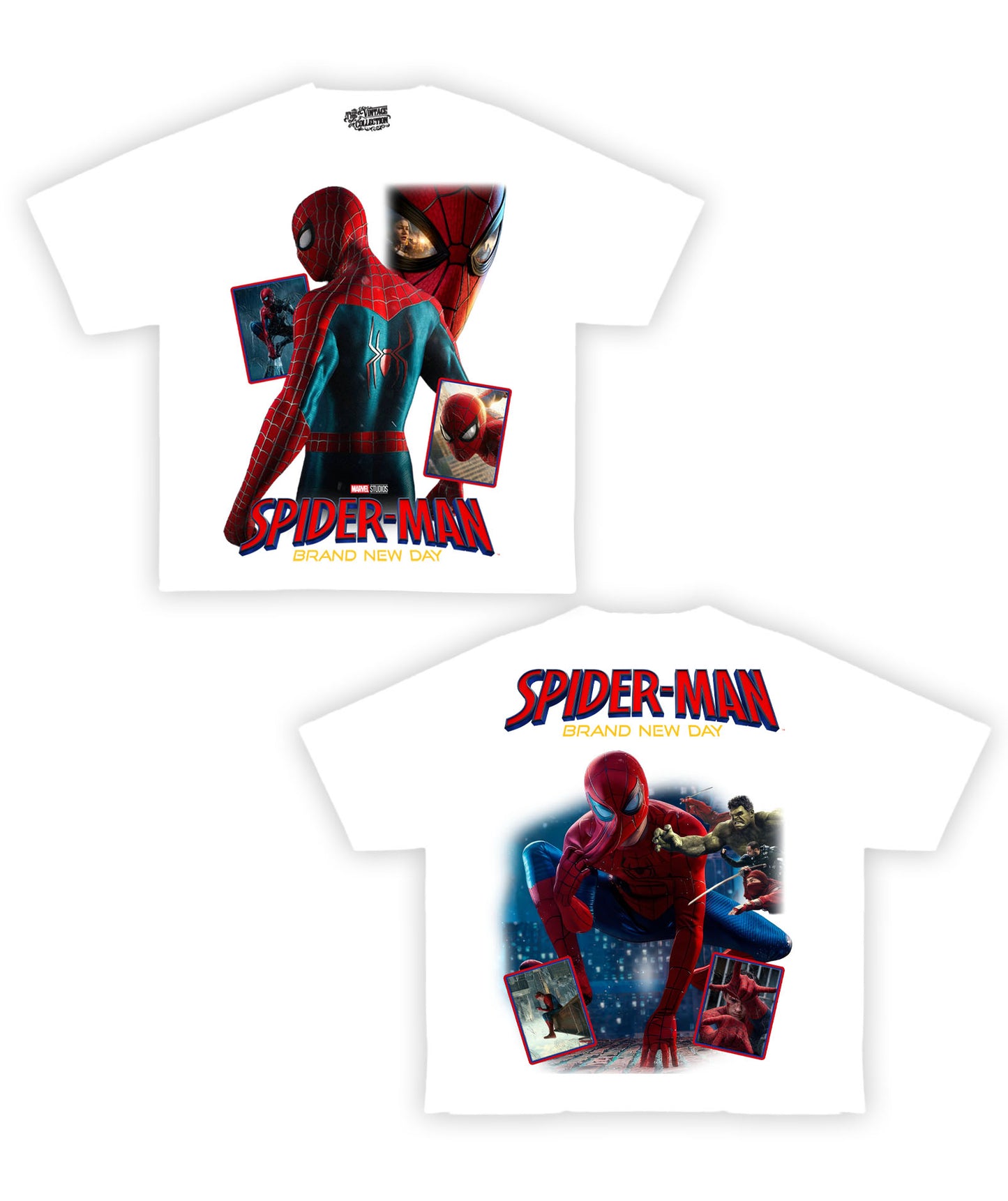 Spiderman Brand New Day Shirt Front/Back (White)