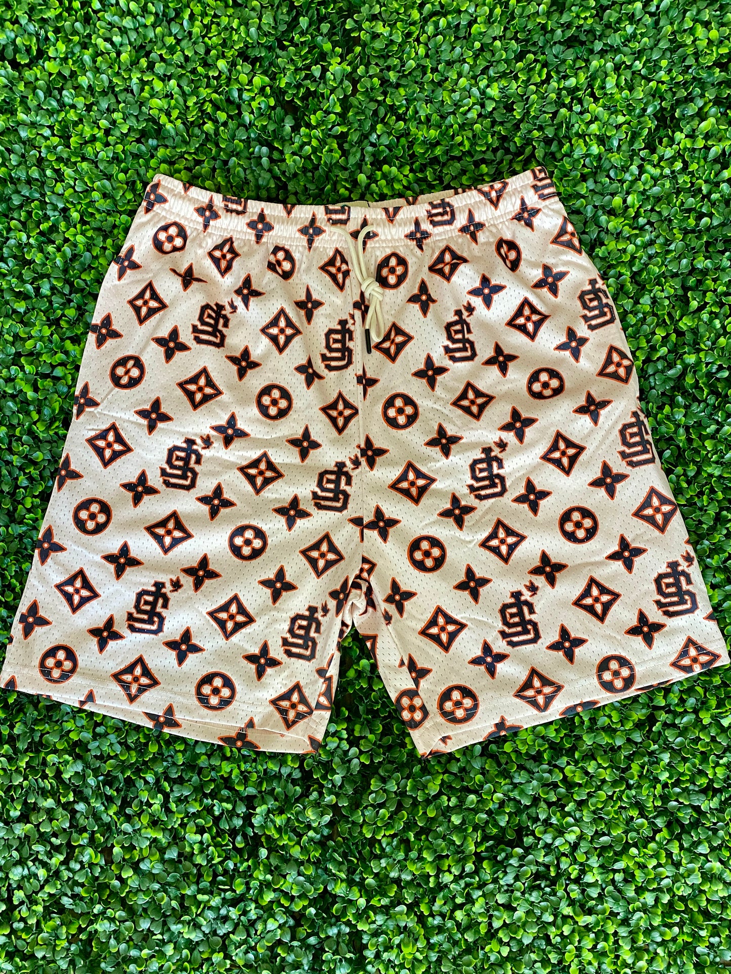 SF Mesh Shorts (Cream)