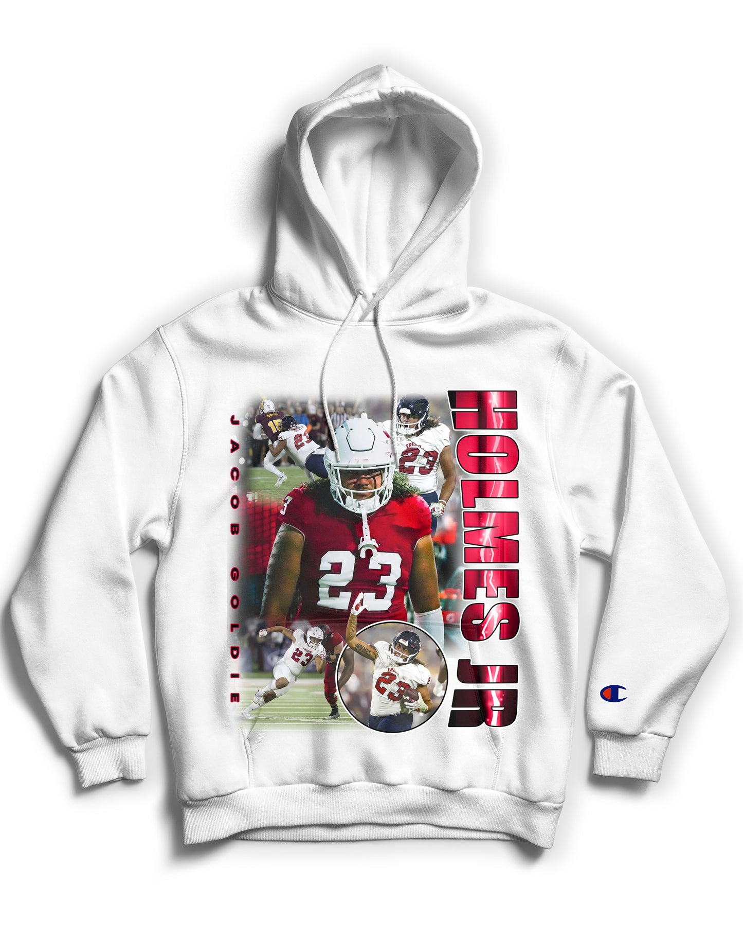 Jacob "Goldie" Holmes Jr. Tribute Hoodie *LIMITED EDITION* (Black & White)
