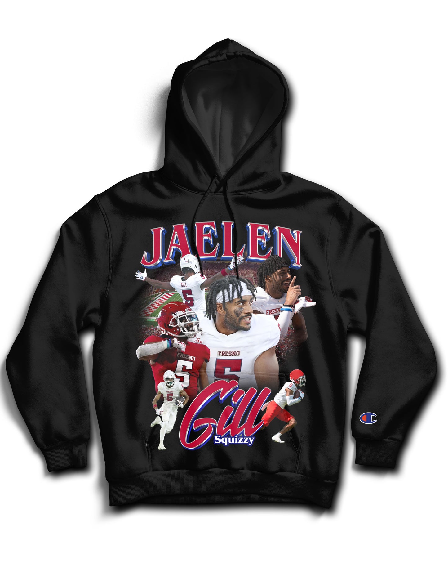 Jaelen "Squizzy" Gill Tribute Hoodie *LIMITED EDITION* (Black & White)