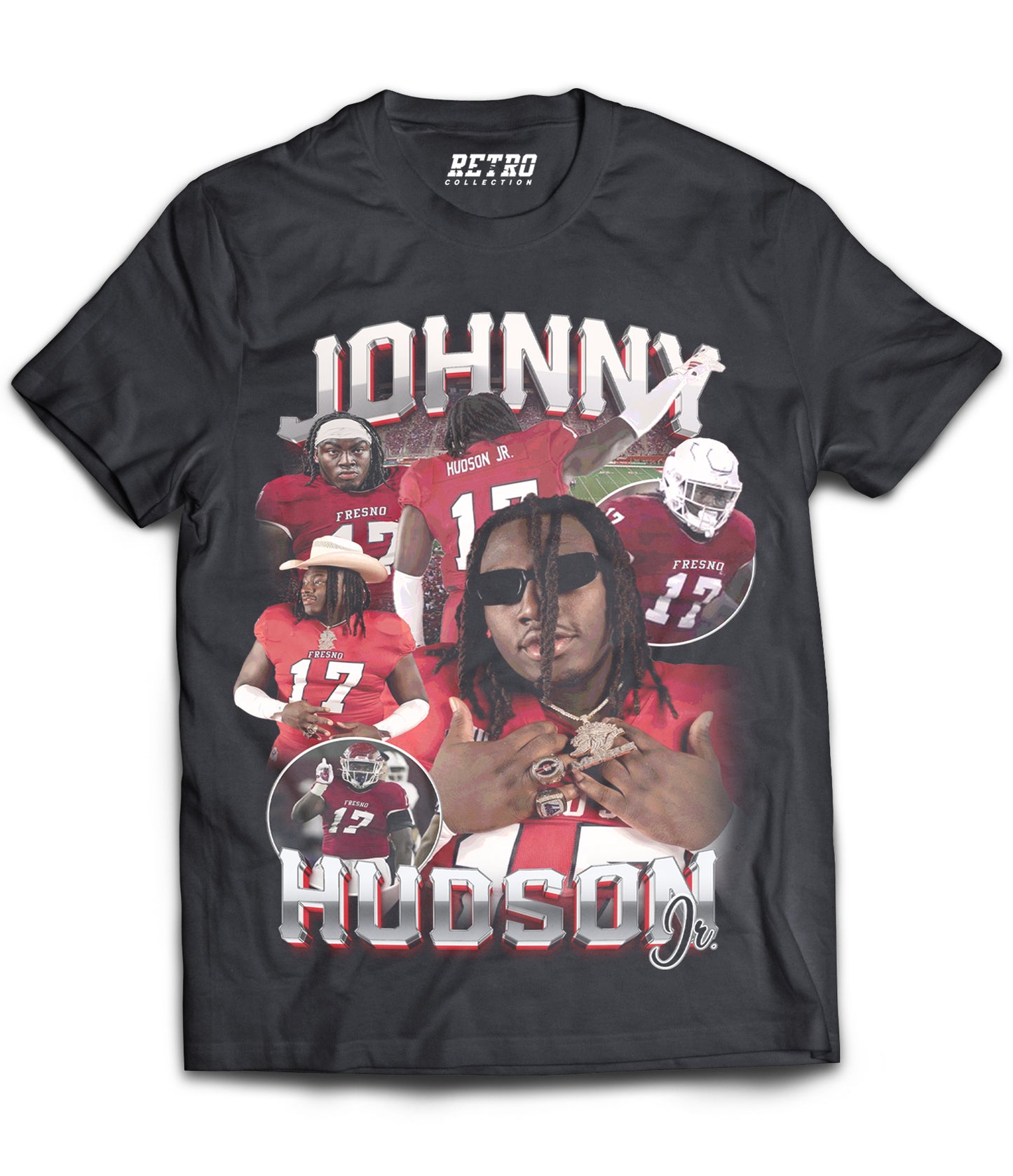 Johnny Hudson Jr. Tribute Shirt *LIMITED EDITION* (Black, Red, White)
