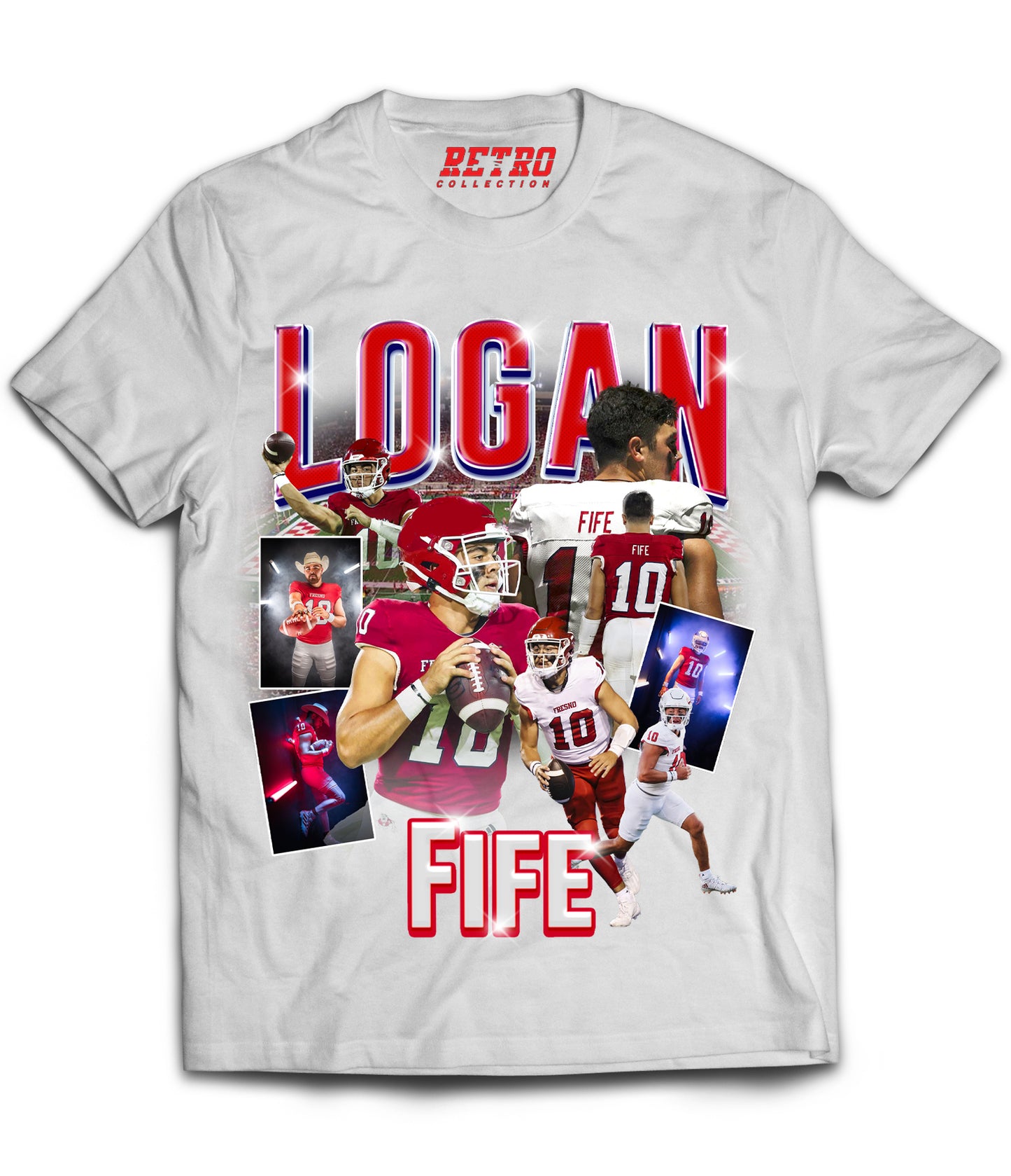 Logan "10" Fife Tribute Shirt *LIMITED EDITION* (Black, Red, White)