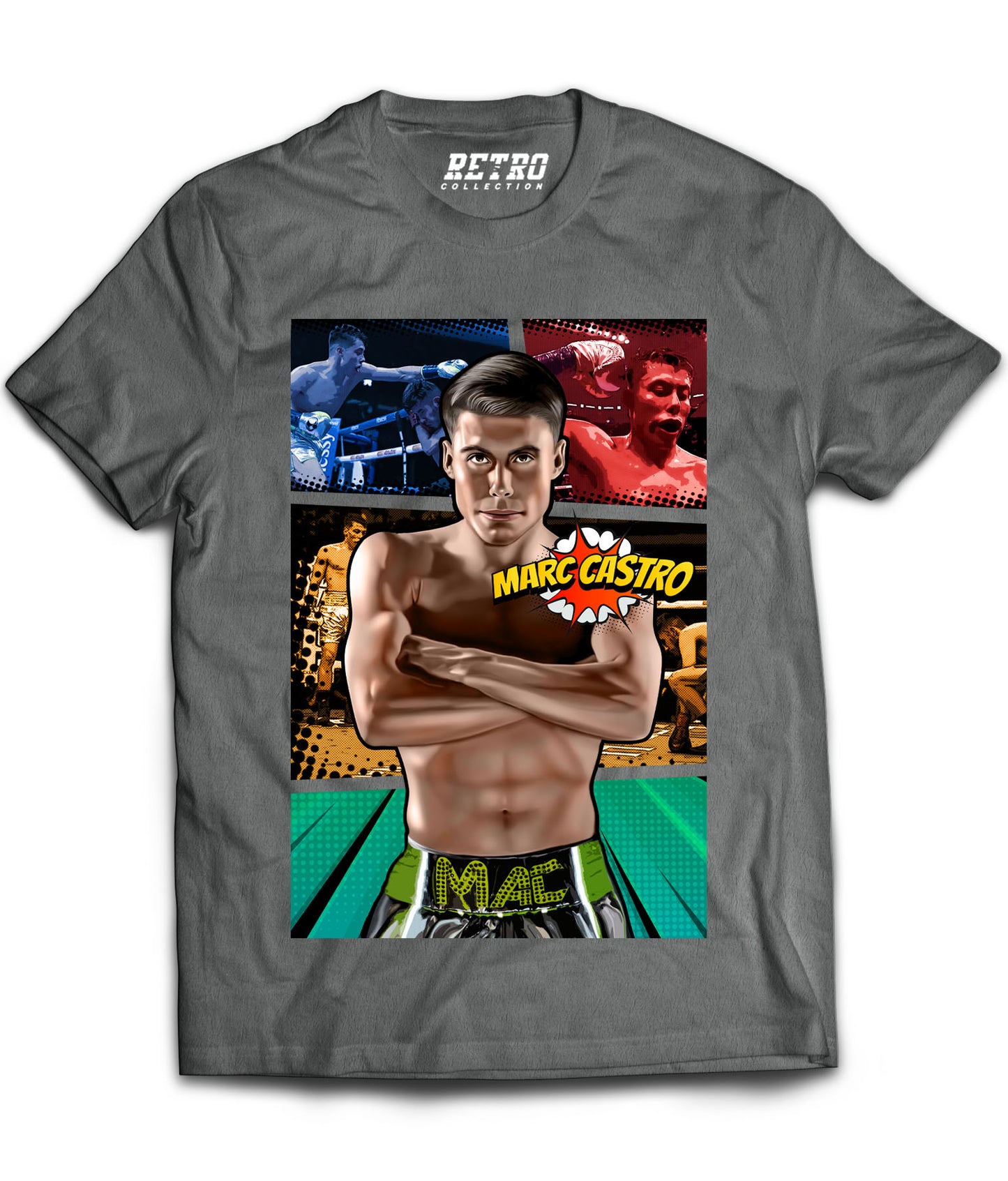 Marc Castro "Cartoon" Tribute Shirt *LIMITED EDITION* (Black, Gray, Red, White)