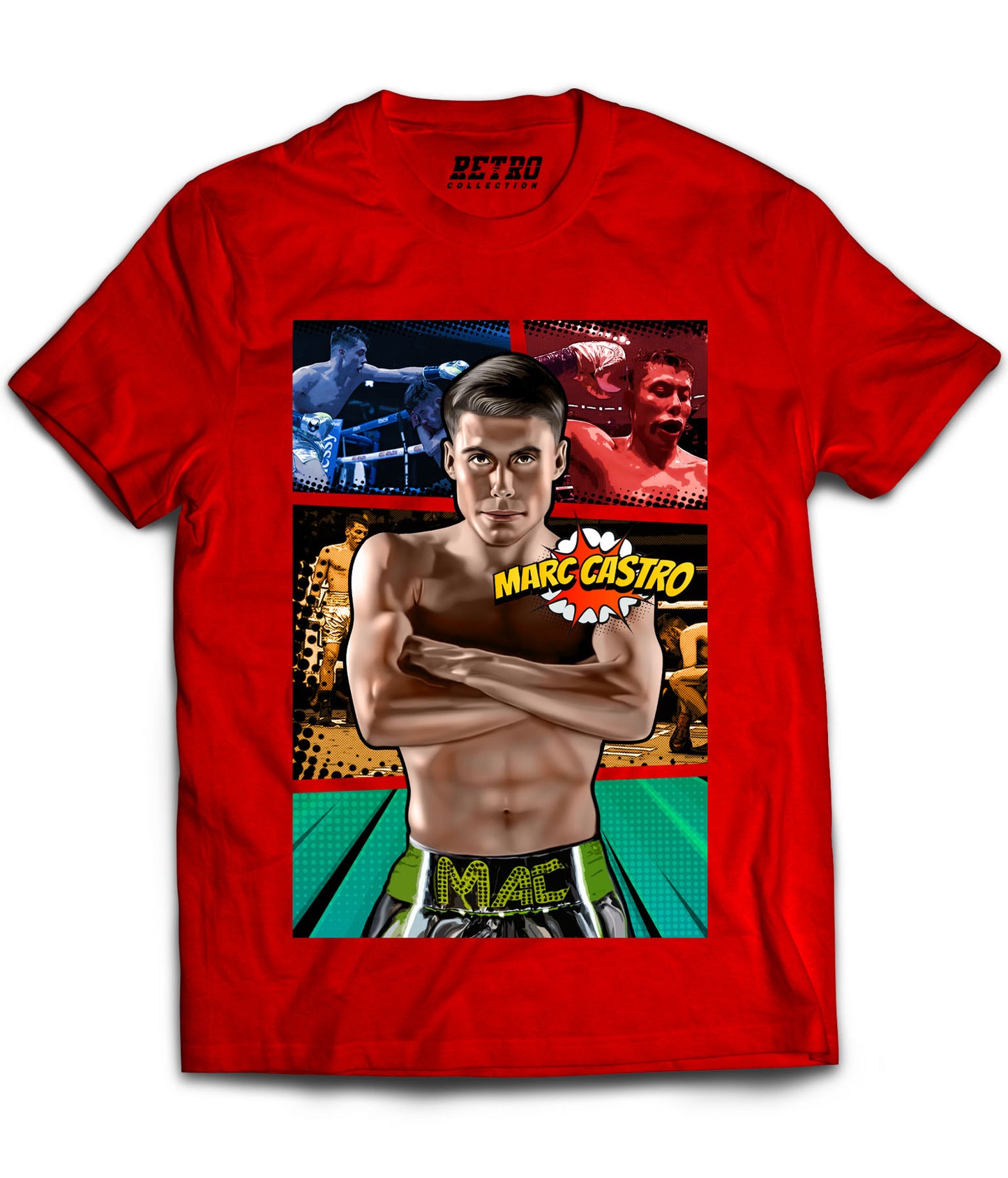 Marc Castro "Cartoon" Tribute Shirt *LIMITED EDITION* (Black, Gray, Red, White)