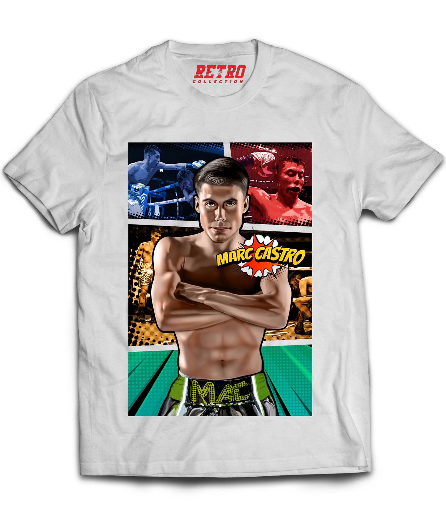 Marc Castro "Cartoon" Tribute Shirt *LIMITED EDITION* (Black, Gray, Red, White)
