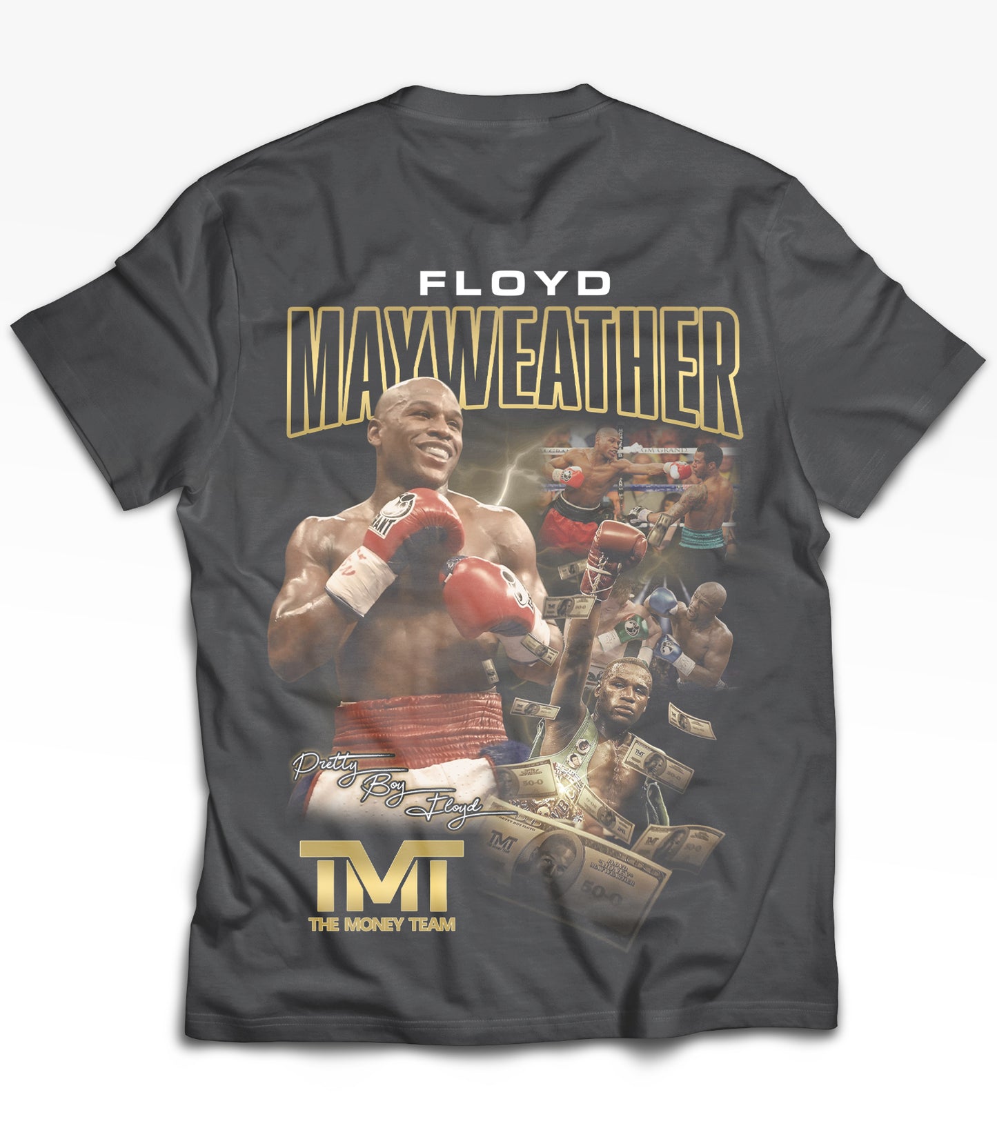 TMT Tribute Vintage Shirt: Front/Back (Vintage Black)