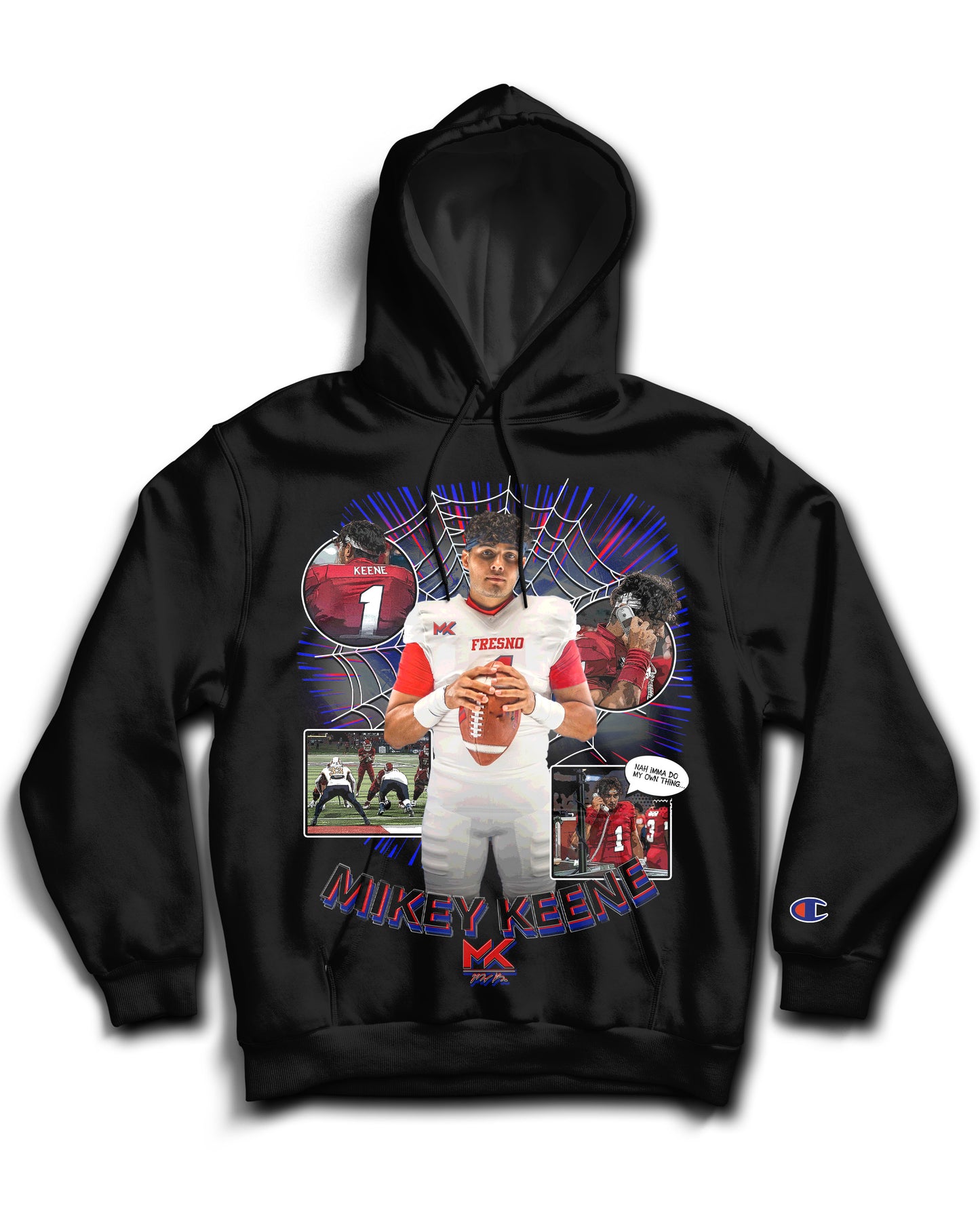 Mikey Keene “Mikey-Verse” Tribute Hoodie *LIMITED EDITION* (Black & White)