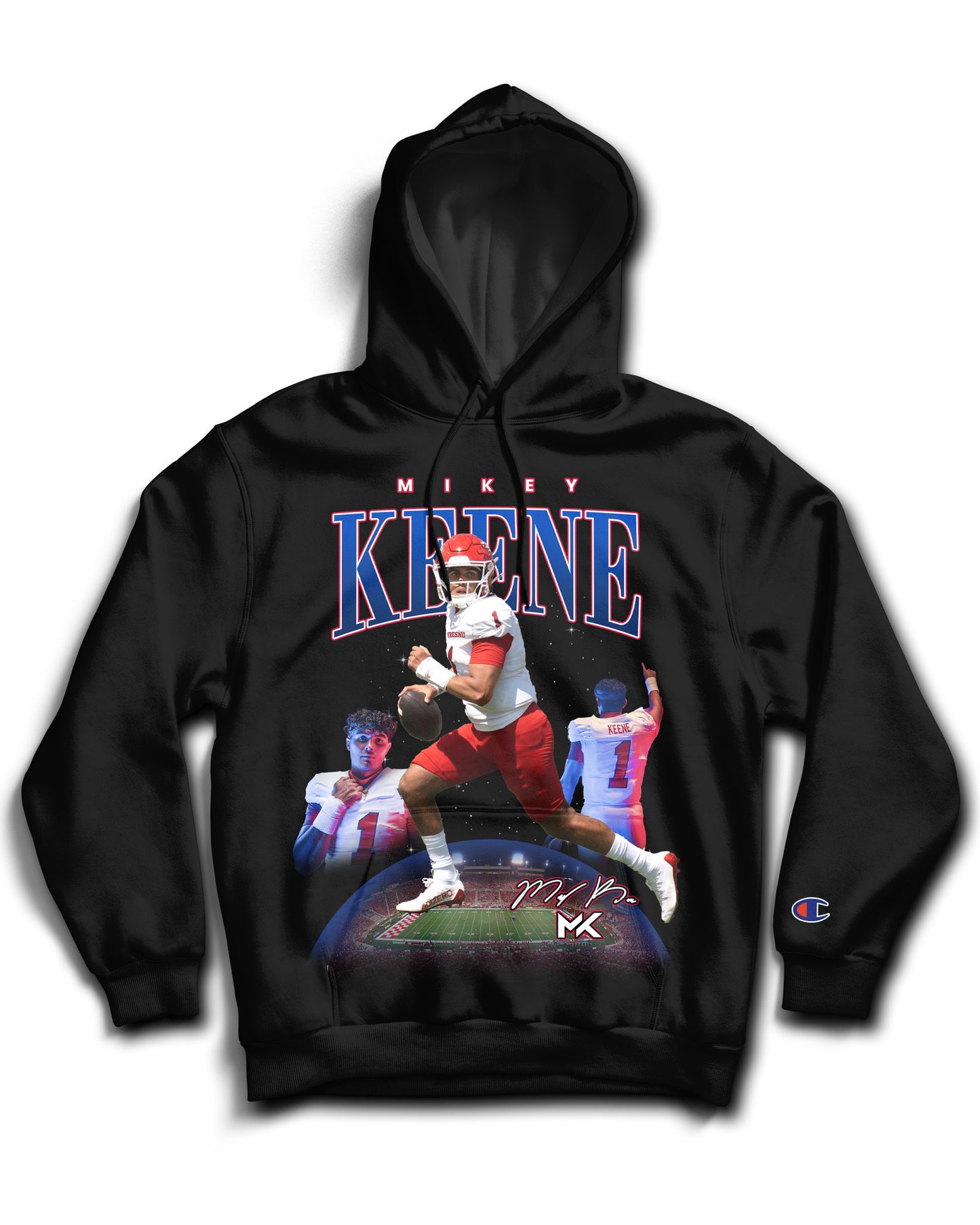Mikey Keene "Universe" Tribute Hoodie *LIMITED EDITION* (Black & White)