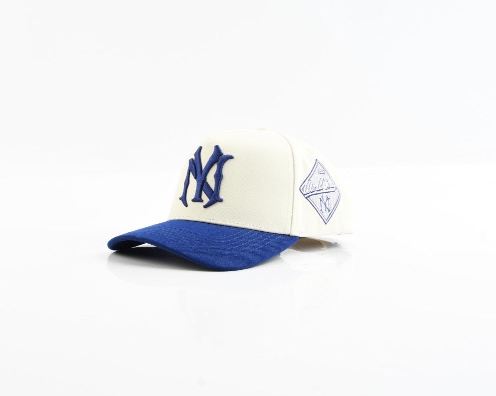 NY *1999 World Series* Snapback Hat (Navy/Cream)