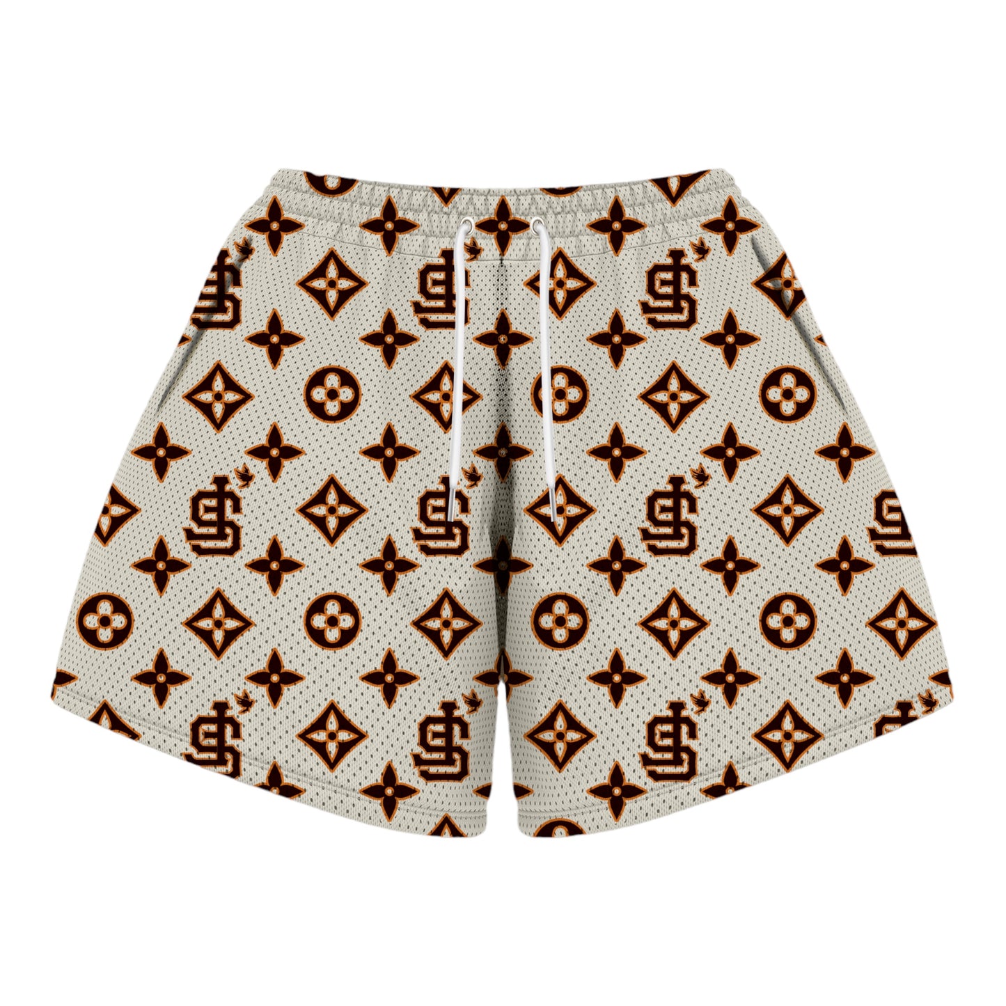 SF Mesh Shorts (Cream)