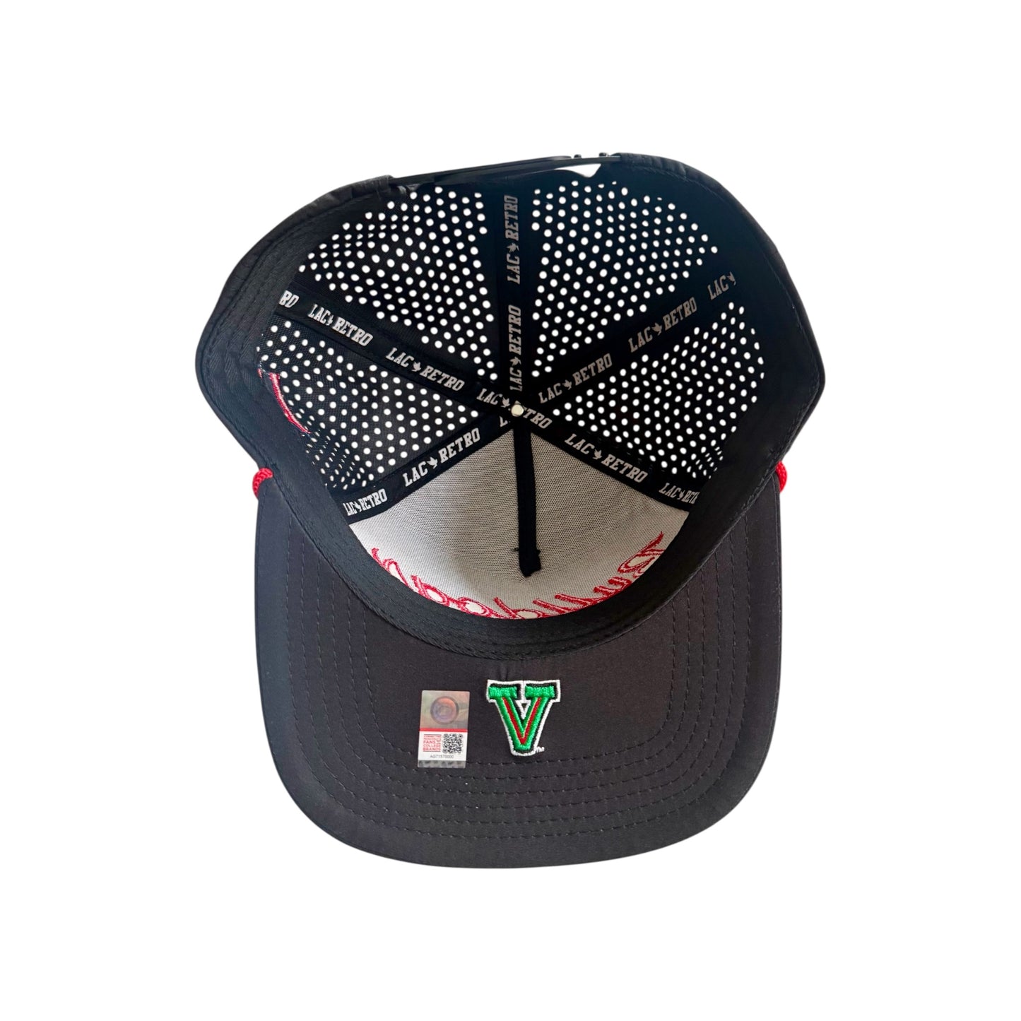 Fresno State Bulldogs "Hybrid" Script Snapback Hat (Black)