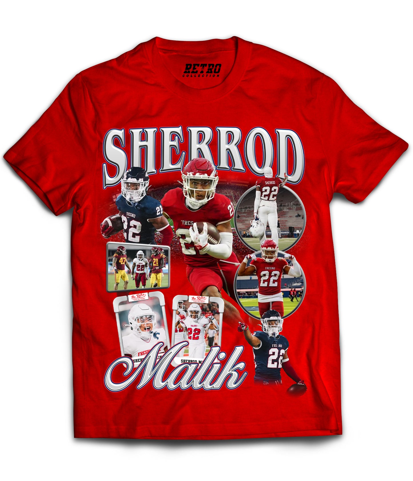 Malik “Leek” Sherrod Tribute Shirt *LIMITED EDITION* (Black, Red, White)
