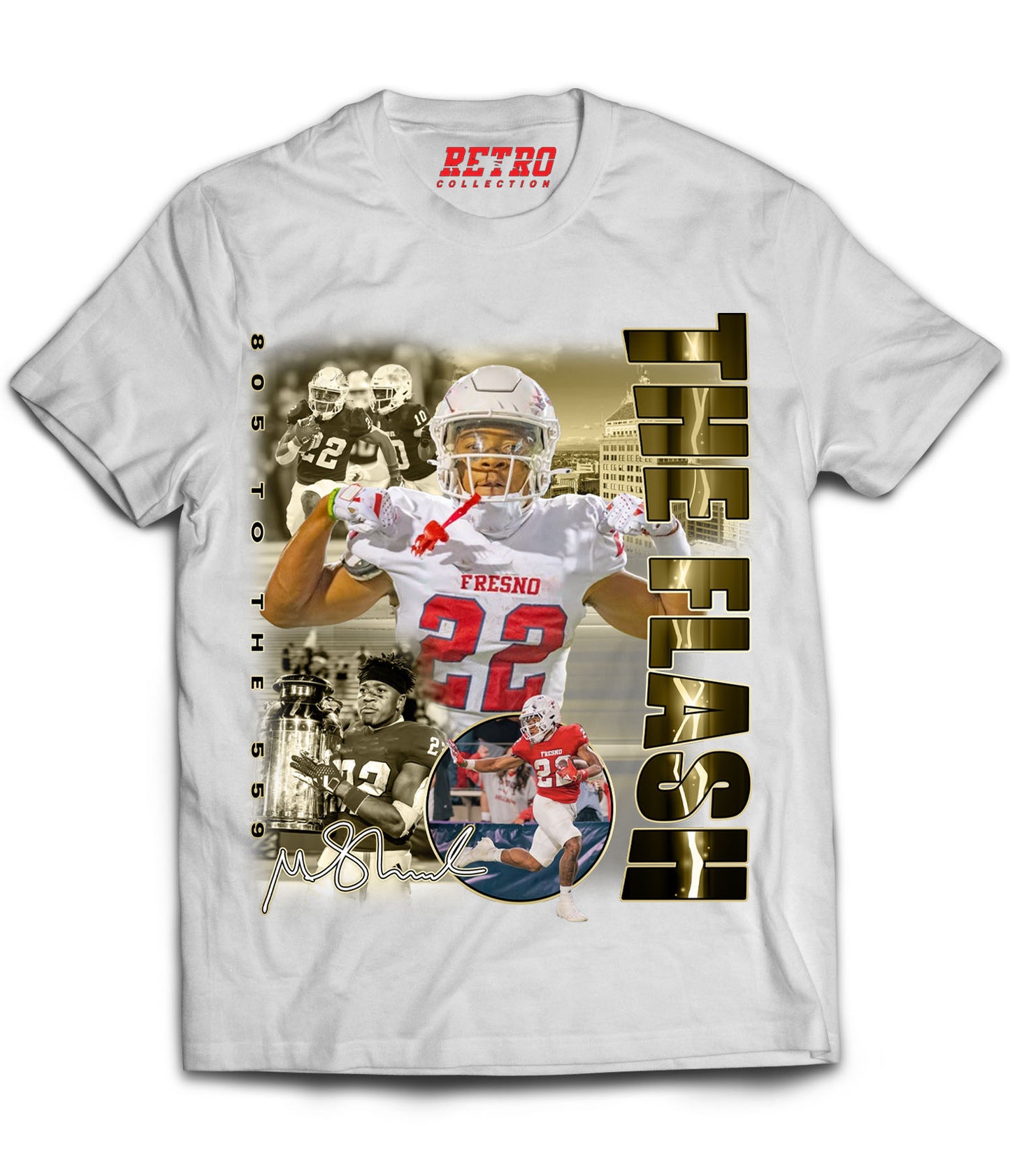 Malik “THE FLASH” Sherrod Tribute Shirt *LIMITED EDITION* (Black, Red, White)