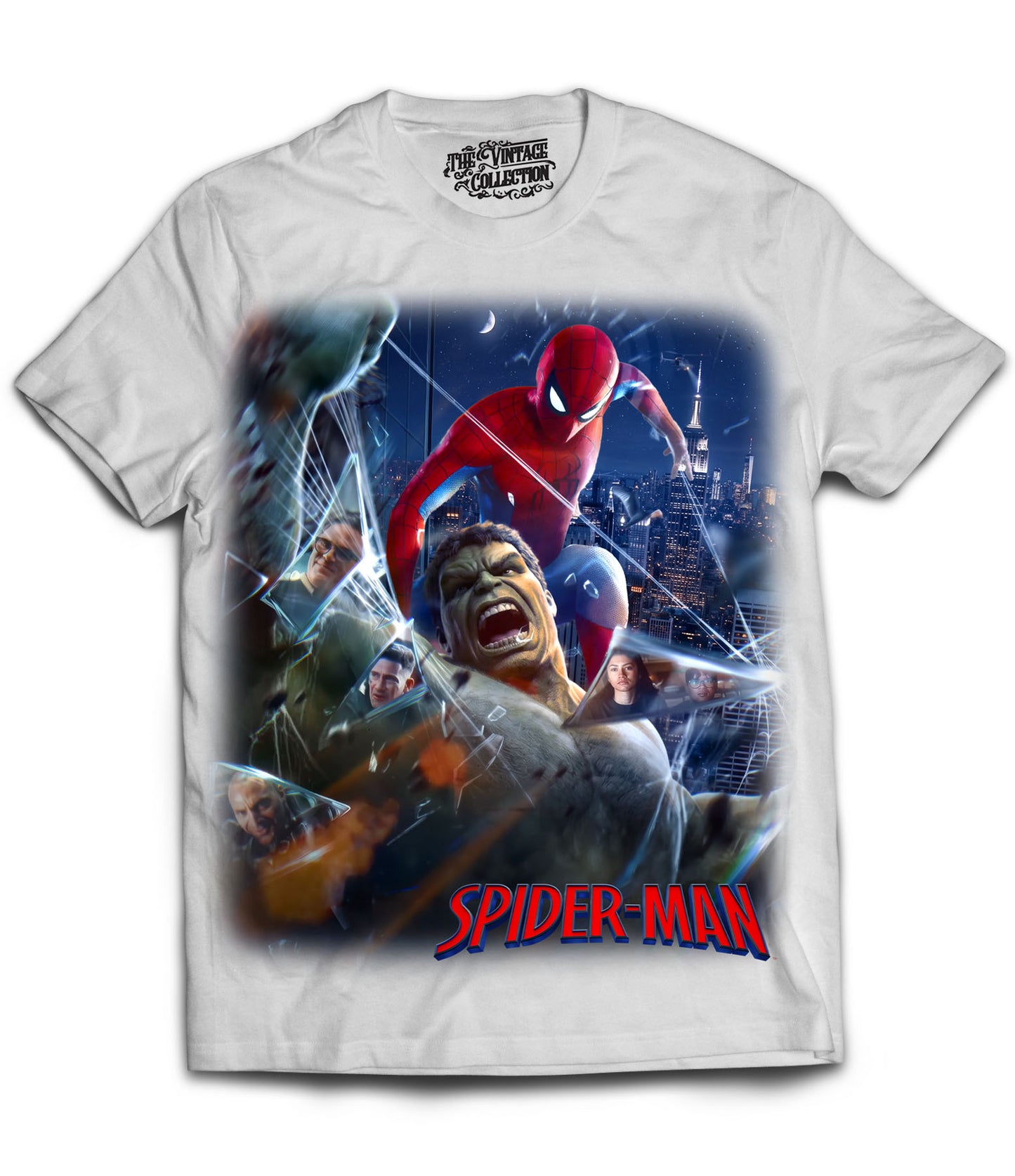 Spider-Man & Hulk Vintage Shirt (White)