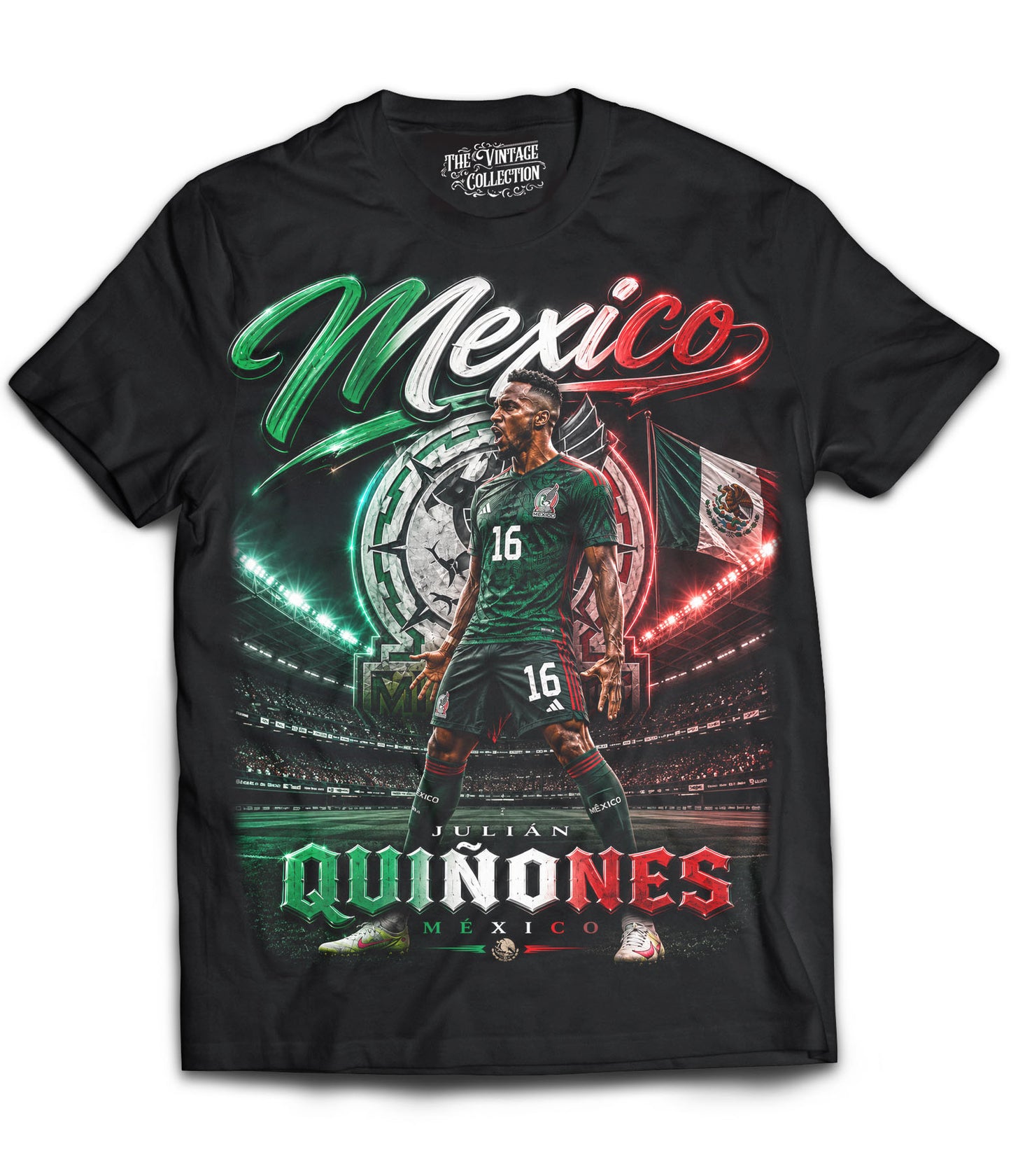 Julian Quiñones Mexico Shirt (Black) *Adult & Youth*