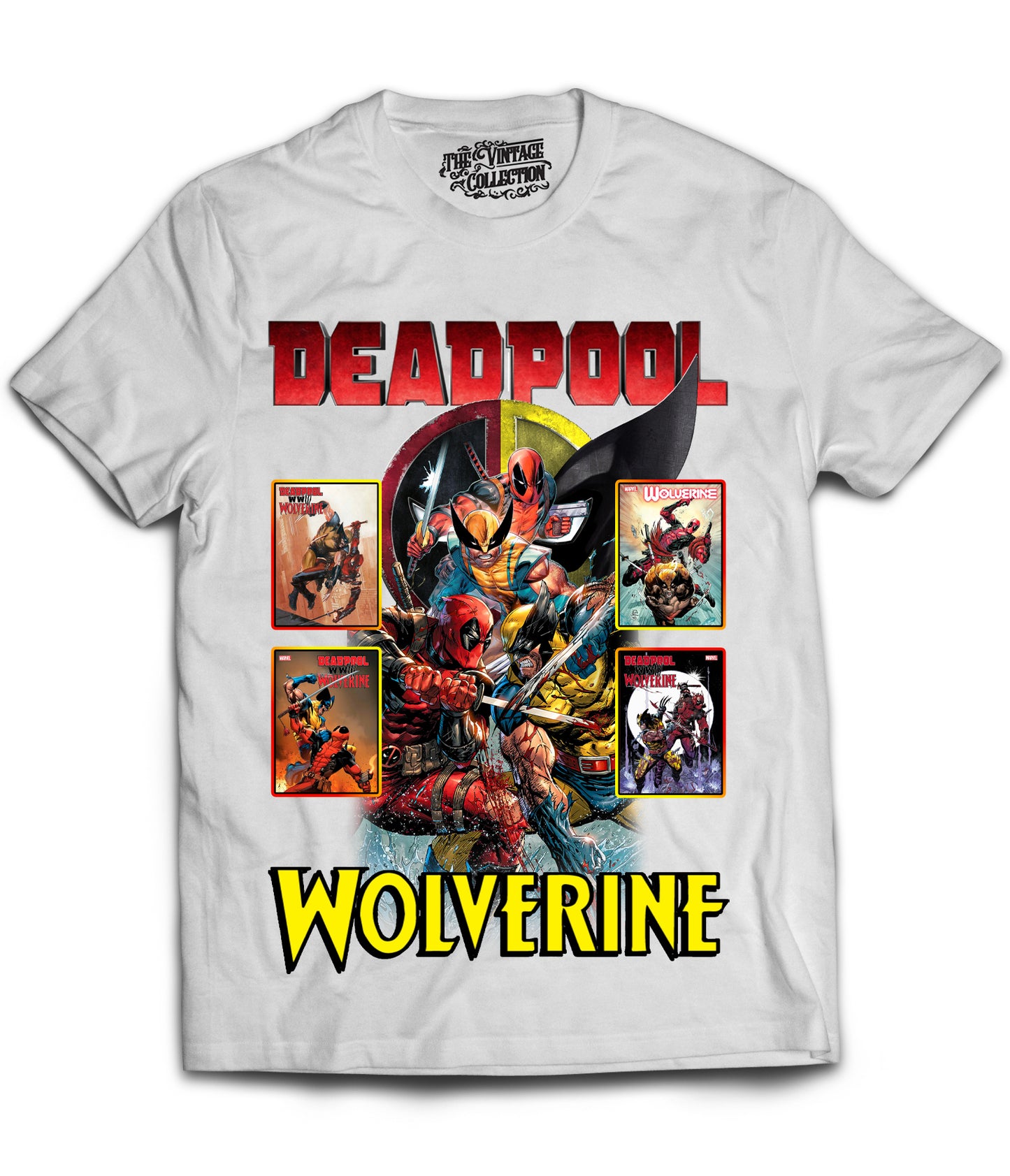 Wolverine & Deadpool Tribute Shirt (White)