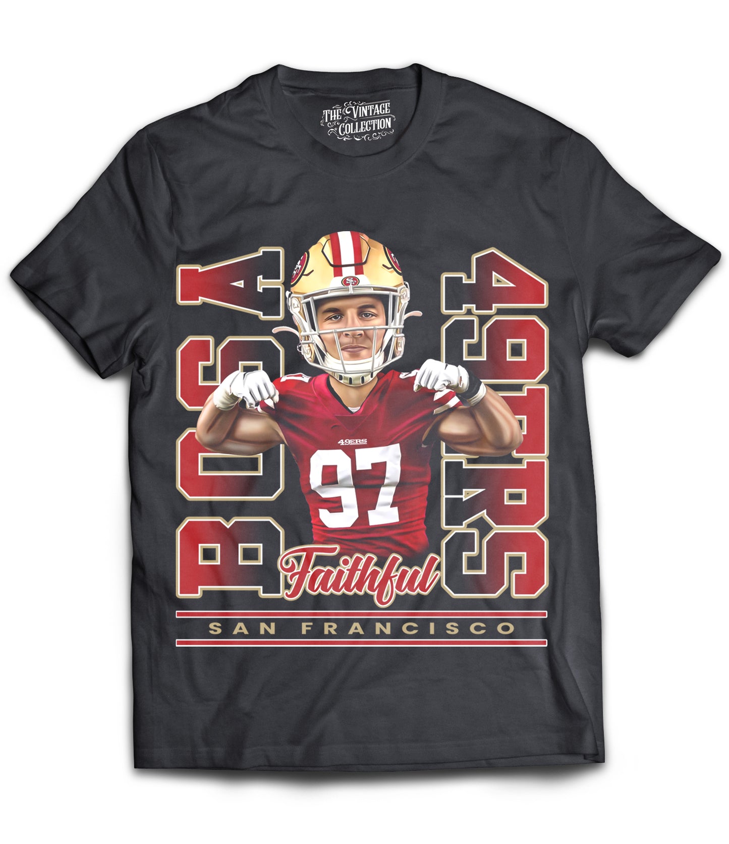 Bosa Tribute *Big Head* Shirt (Black)