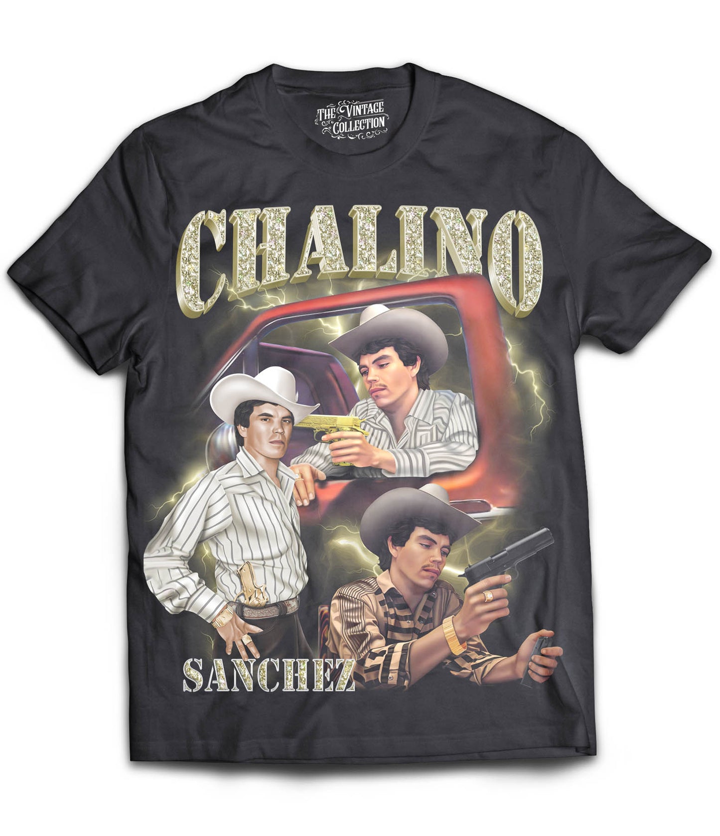 Chalino Sanchez Tribute Shirt *Diamond Edition* (Black)