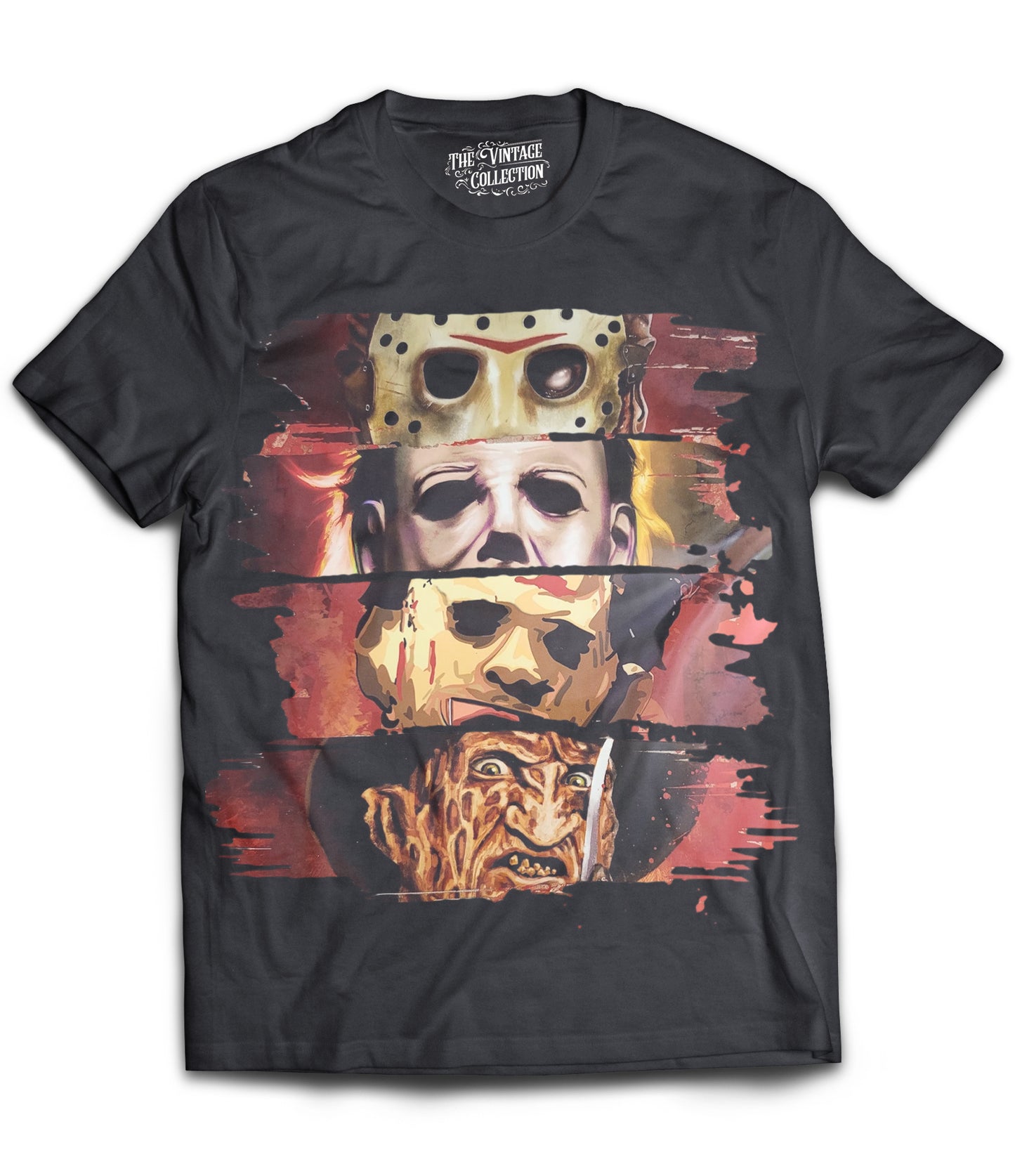 Halloween Faces Shirt (Black)