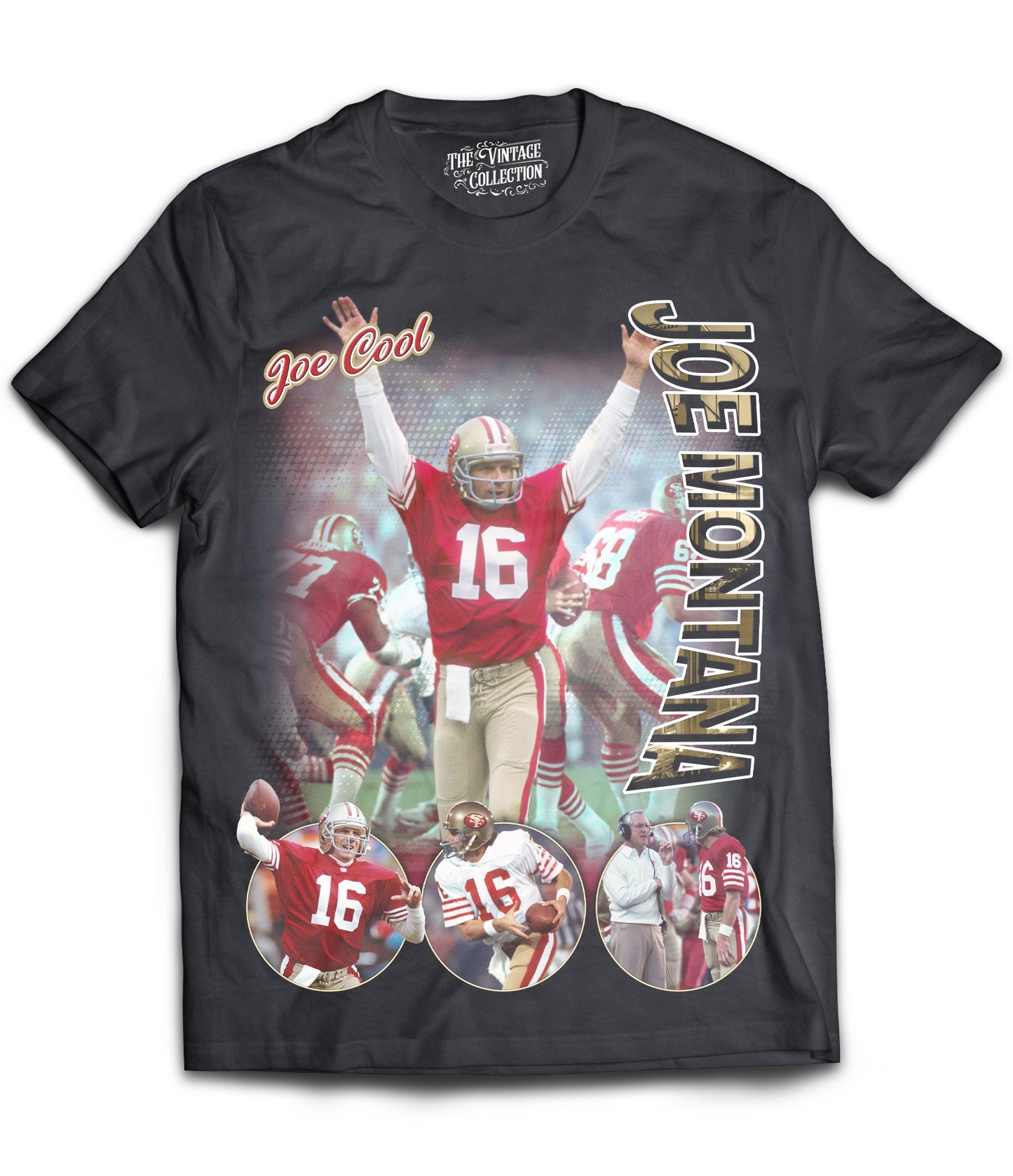 Joe Montana Tribute Shirt (Black)