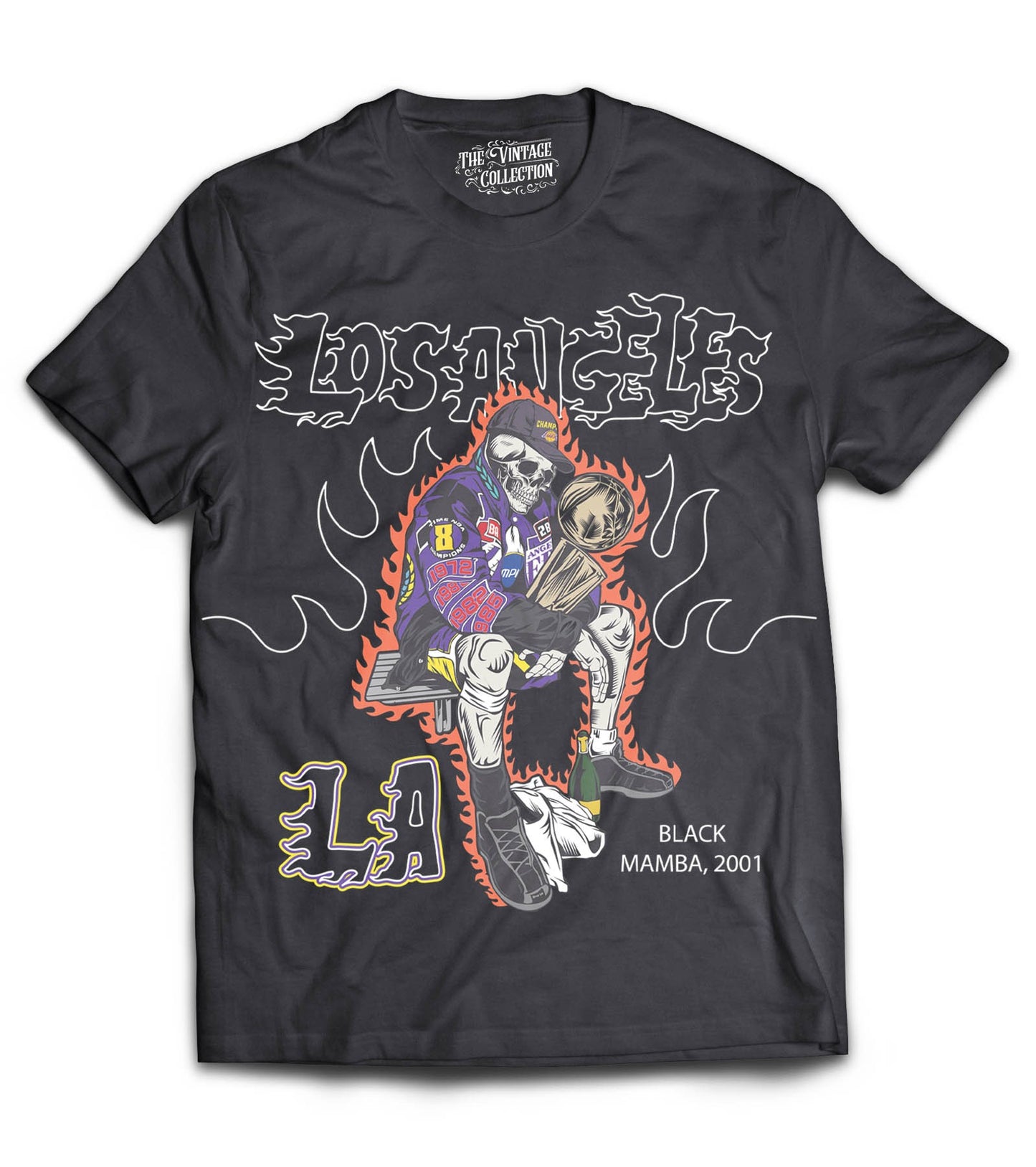 Los Angeles Black Mamba Shirt *Skeleton Edition* (Black)
