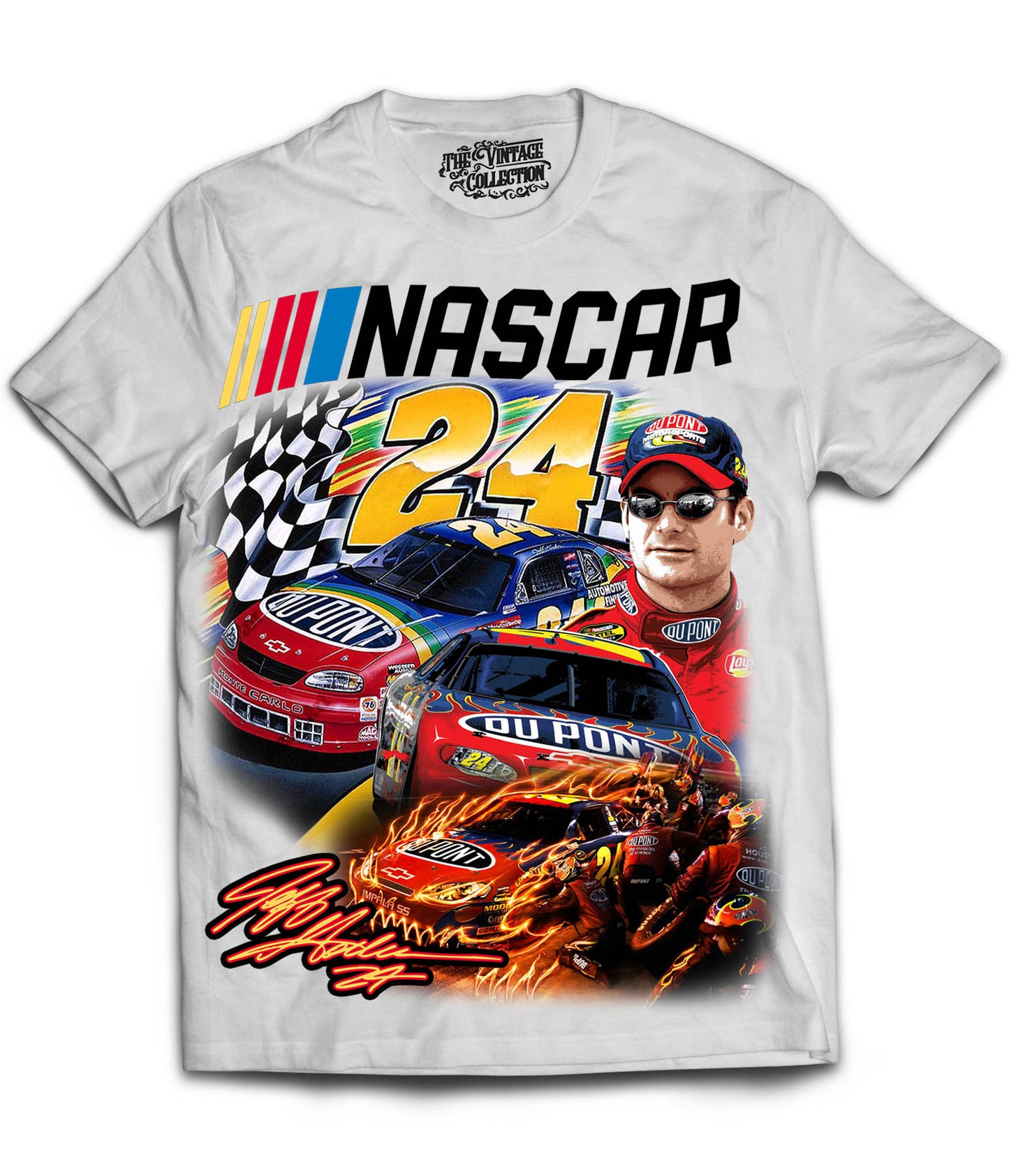 Nascar Tribute Shirt (White)
