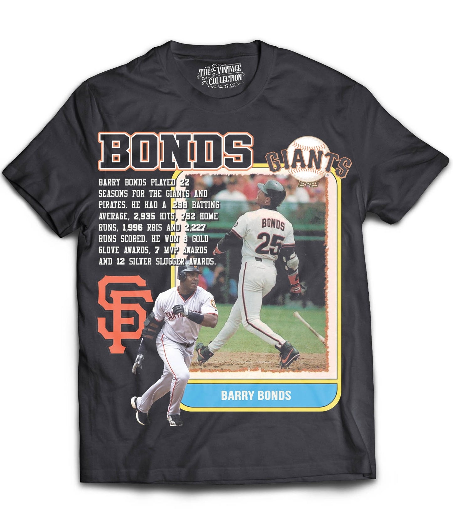 Bonds Rookie Card Shirt (Black)