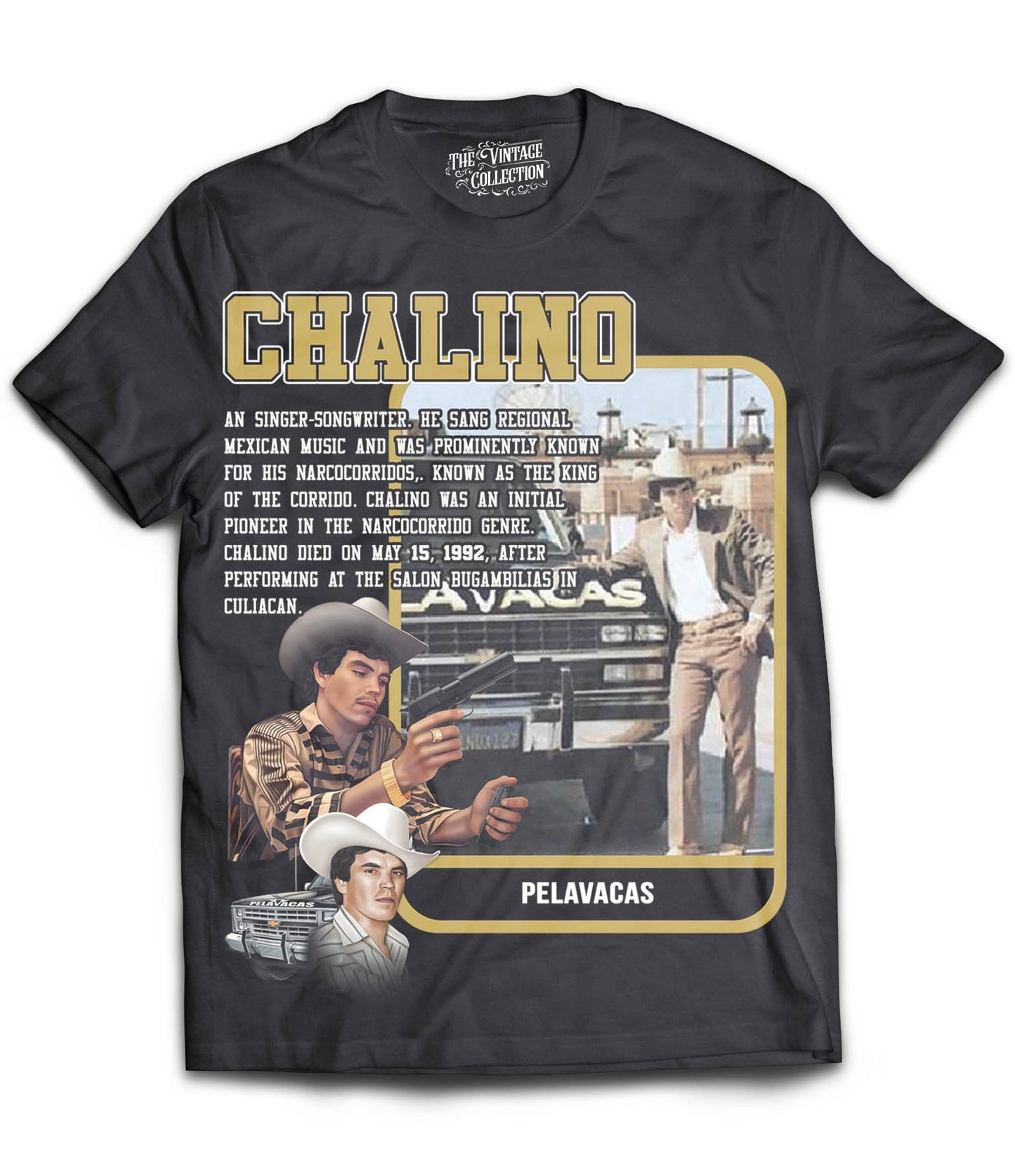 Chalino Card Shirt (Black)