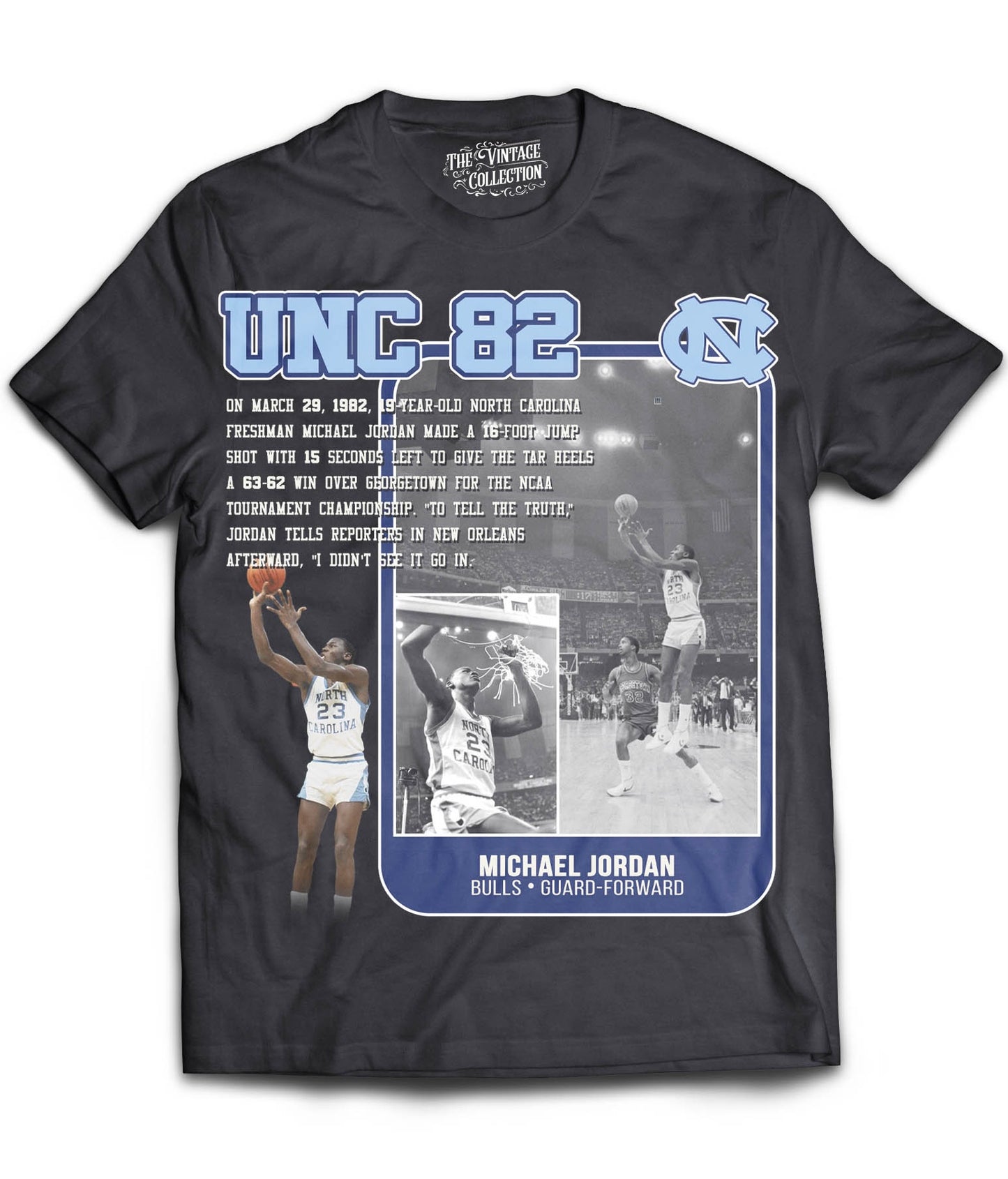 UNC 82 Card Shirt (Black)