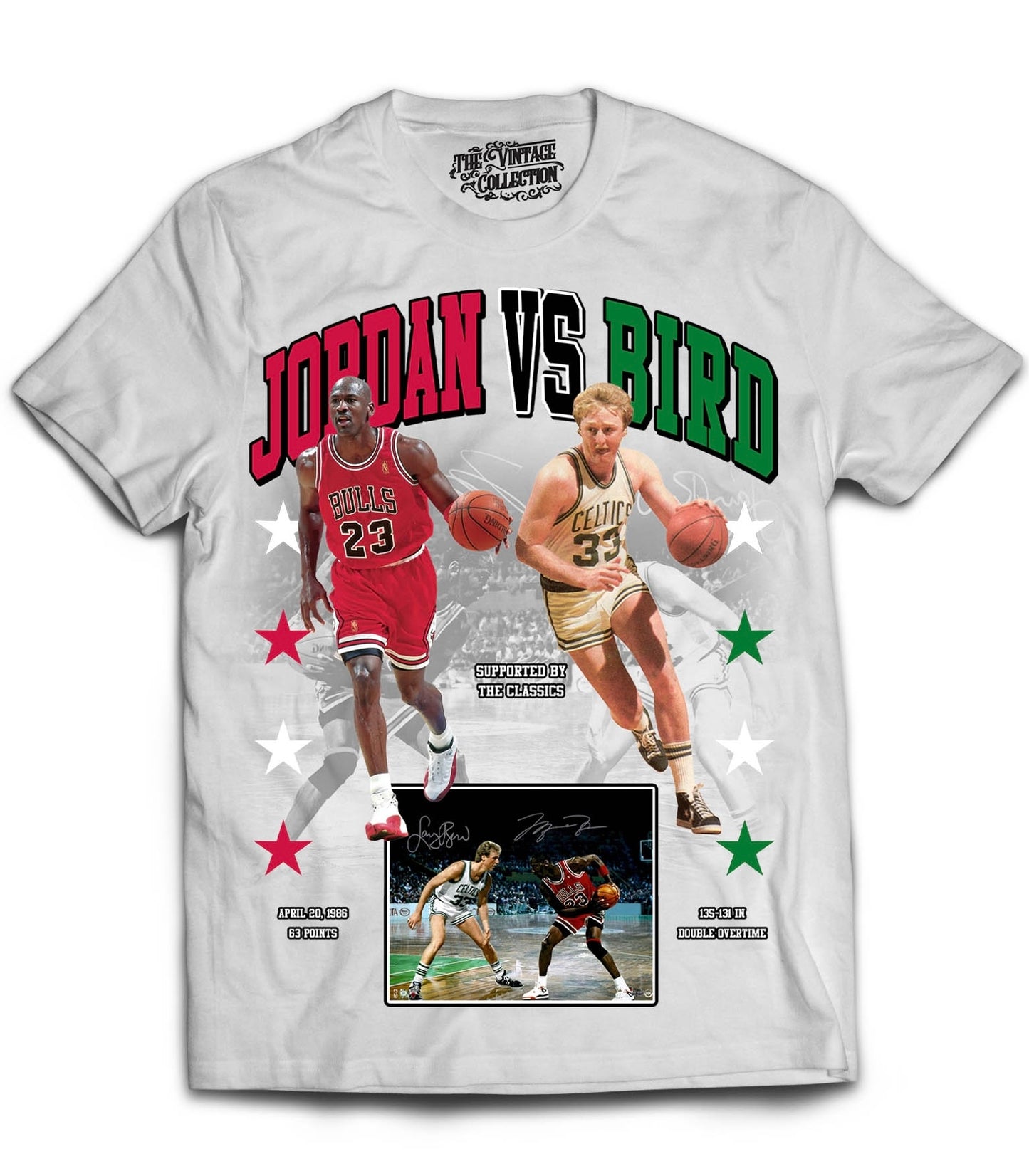 Jordan vs Bird Shirt (White)