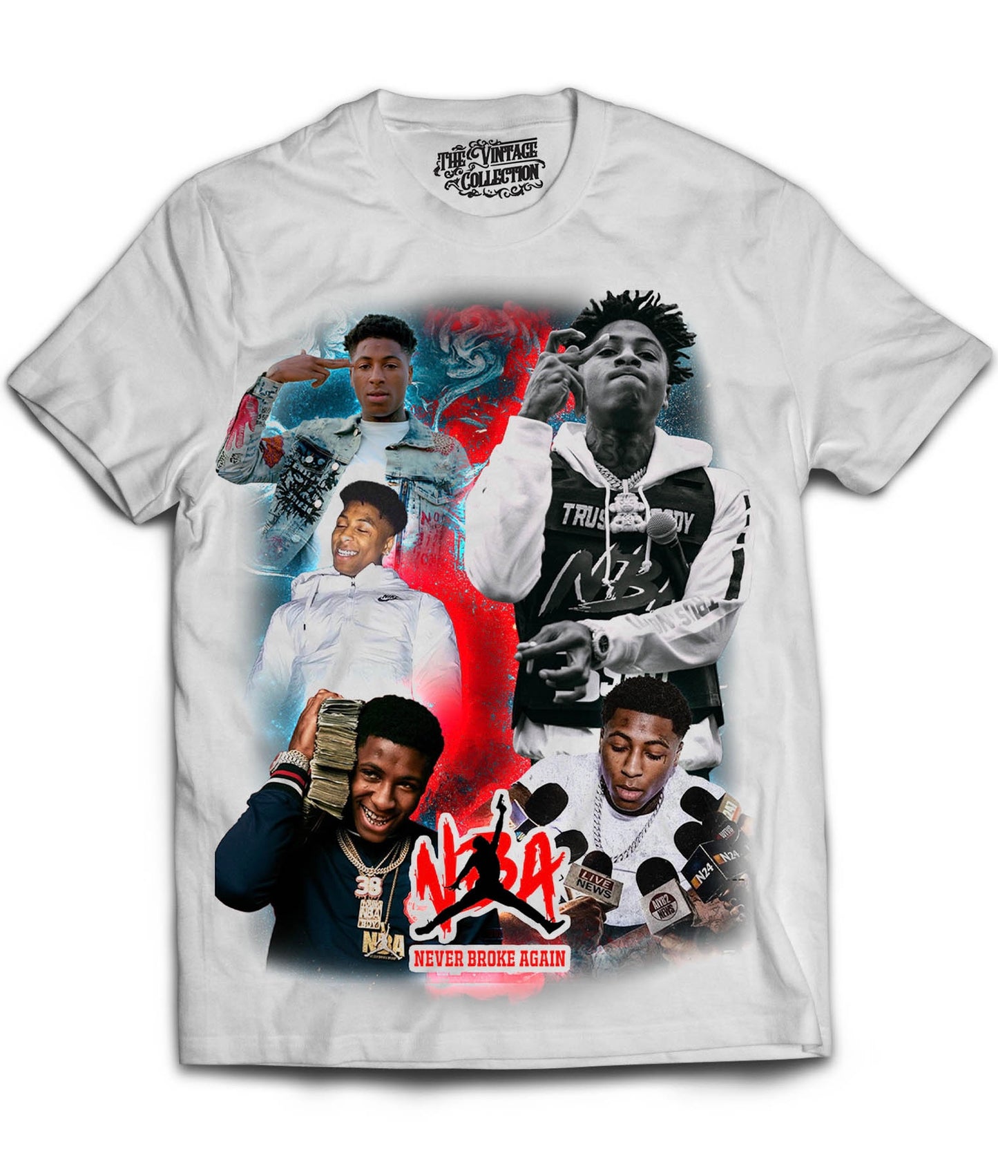 NBA YoungBoy Tribute Shirt (Off White)
