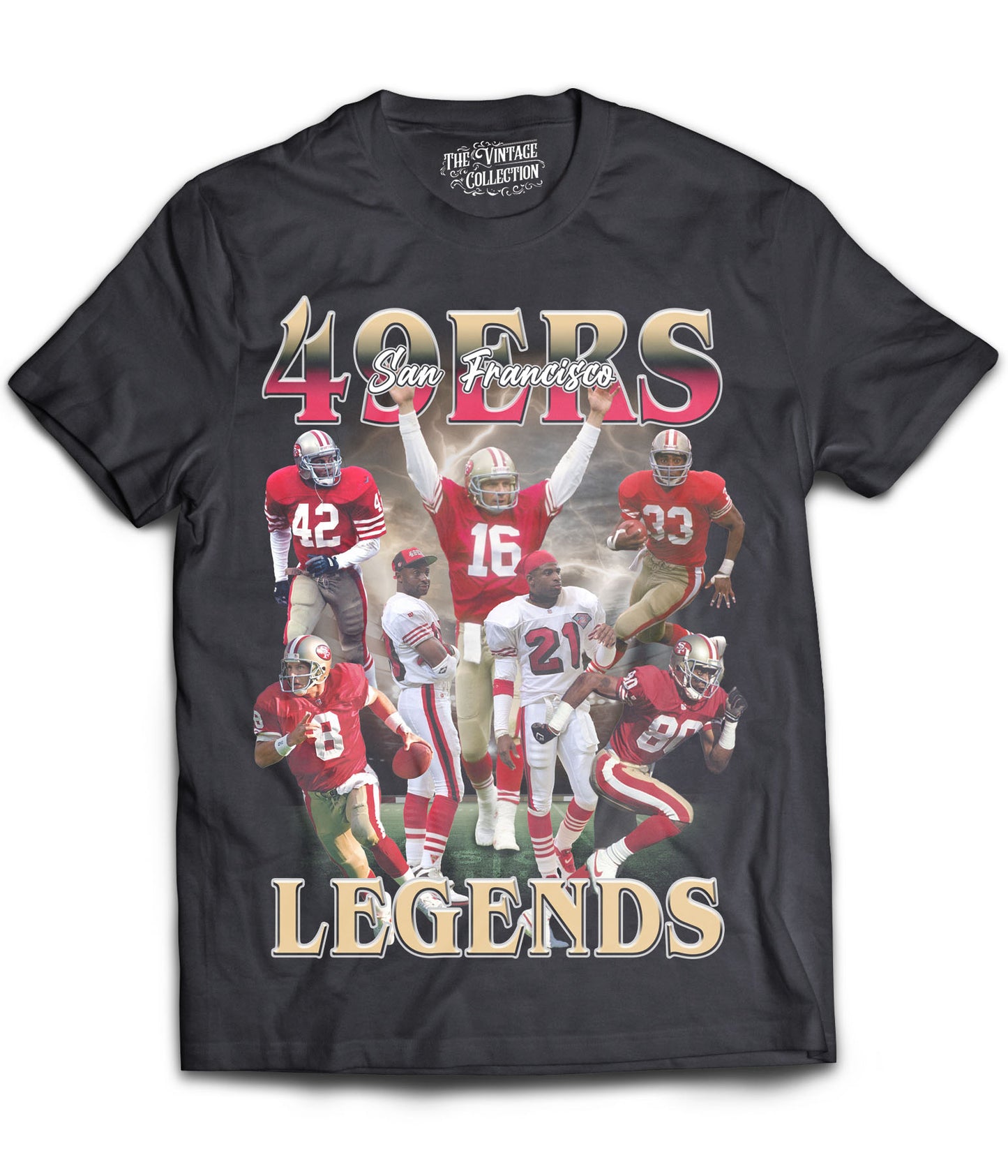 49ers Tribute "Legends" Shirt (Black)