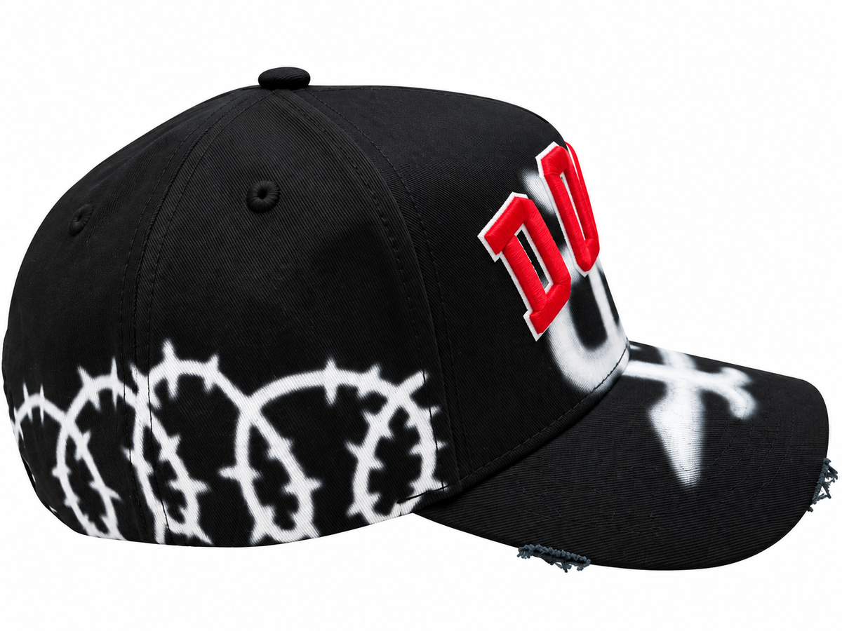 Fresno State "DOGS" Spray Paint Hat