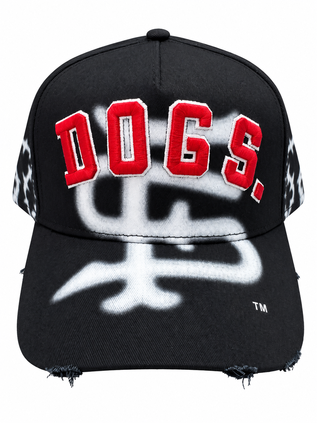 Fresno State "DOGS" Spray Paint Hat