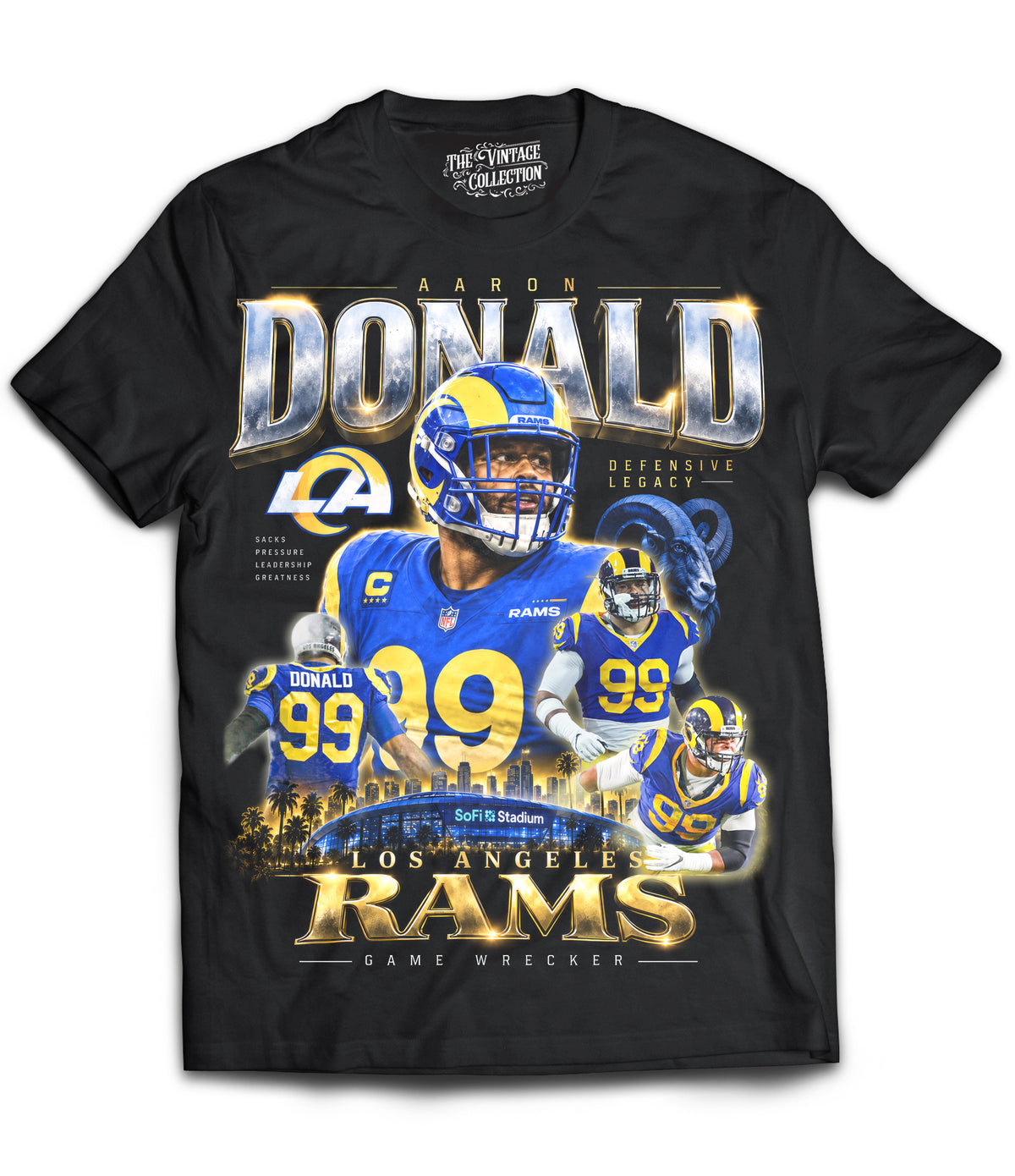 Aaron Donald Tribute Vintage Shirt 99 Reasons