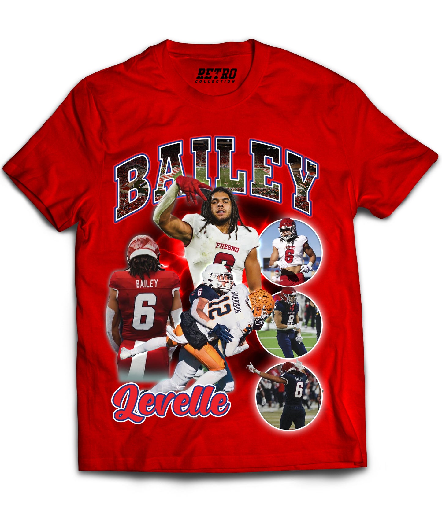 Levelle Bailey "DROP 1" Tribute Shirt *LIMITED EDITION* (Black, Red, White)