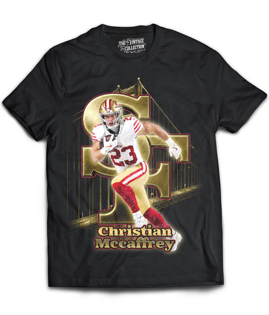 Christian McCaffrey Tribute Shirt (Black)