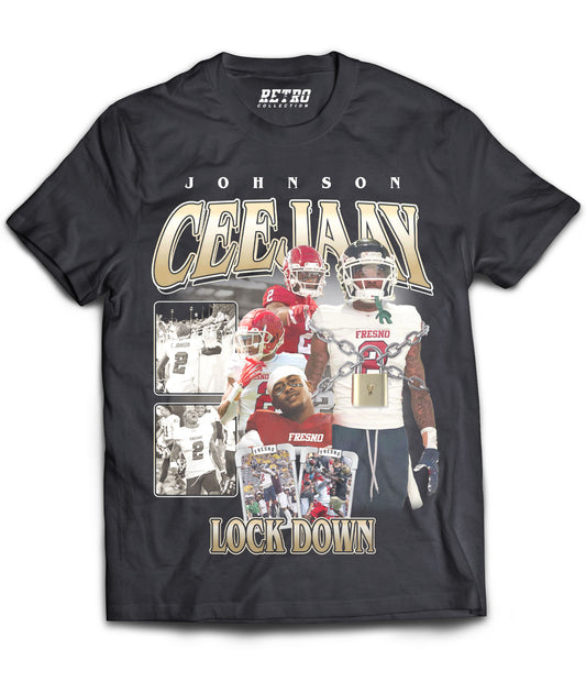 Ceejaay "Lock Down" Johnson Tribute Shirt *LIMITED EDITION* (Black, Red, White)