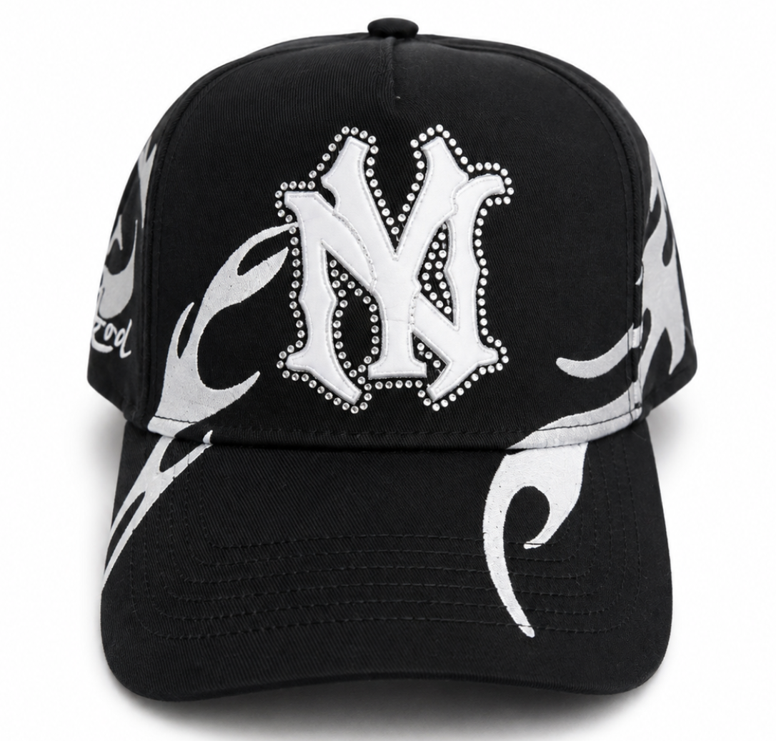 NY Rhinestone Snapback Hat *2026*