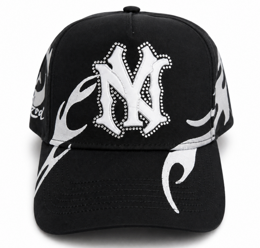 NY Rhinestone Snapback Hat *2026*