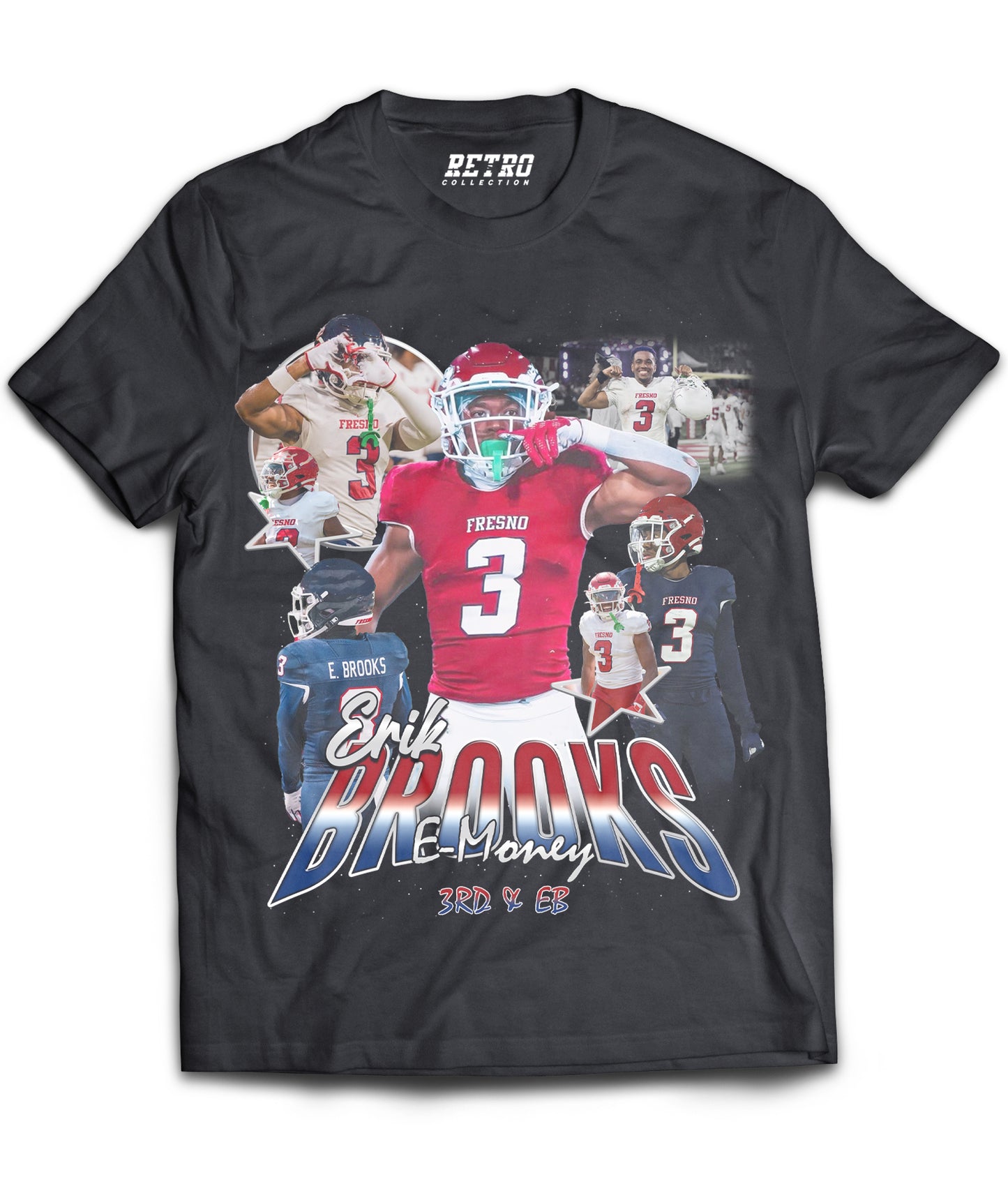 Erik Brooks "E-Money" Tribute Shirt *LIMITED EDITION* (Black, Red, White)