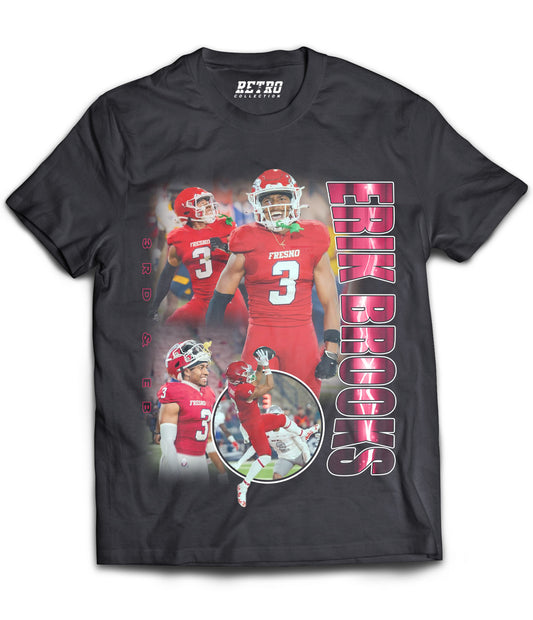 Erik Brooks "3RD & EB" Tribute Shirt *LIMITED EDITION* (Black, Red, White)