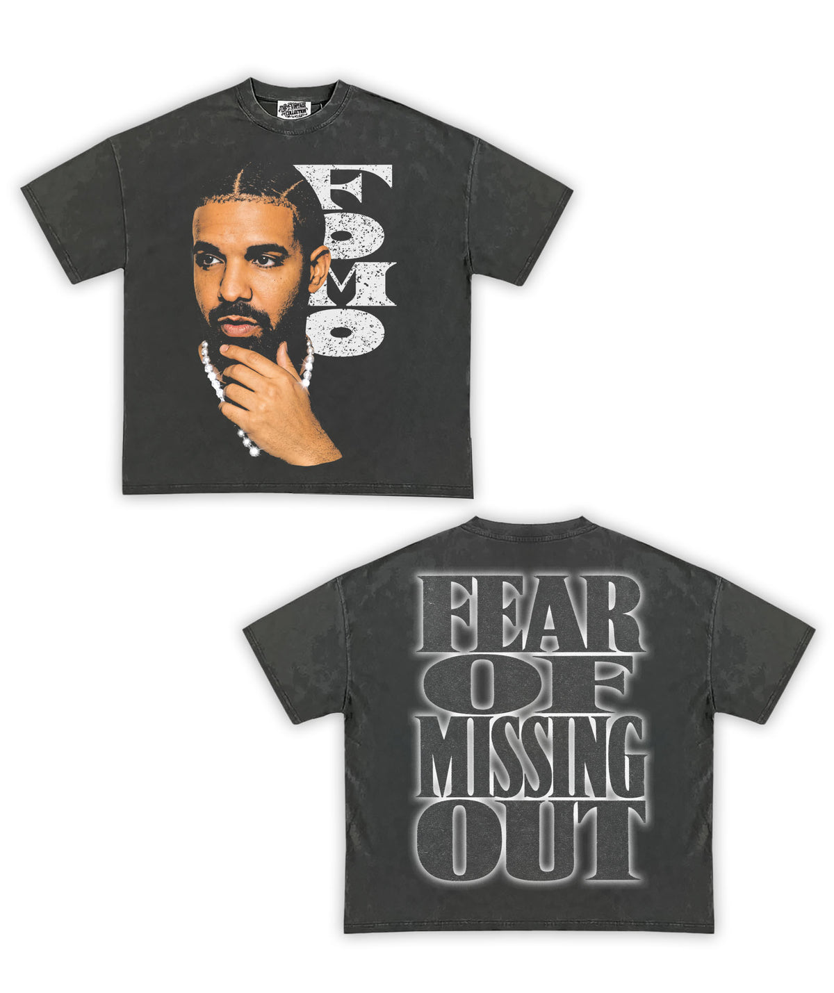 Drake FOMO Shirt Front/Back