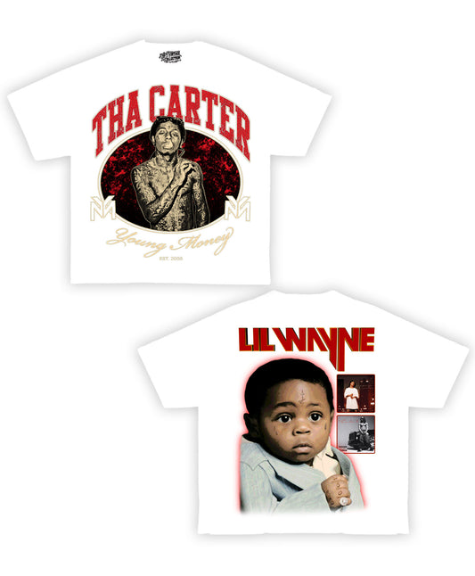 Lil Wayne The Carter Shirt Front/Back (White)