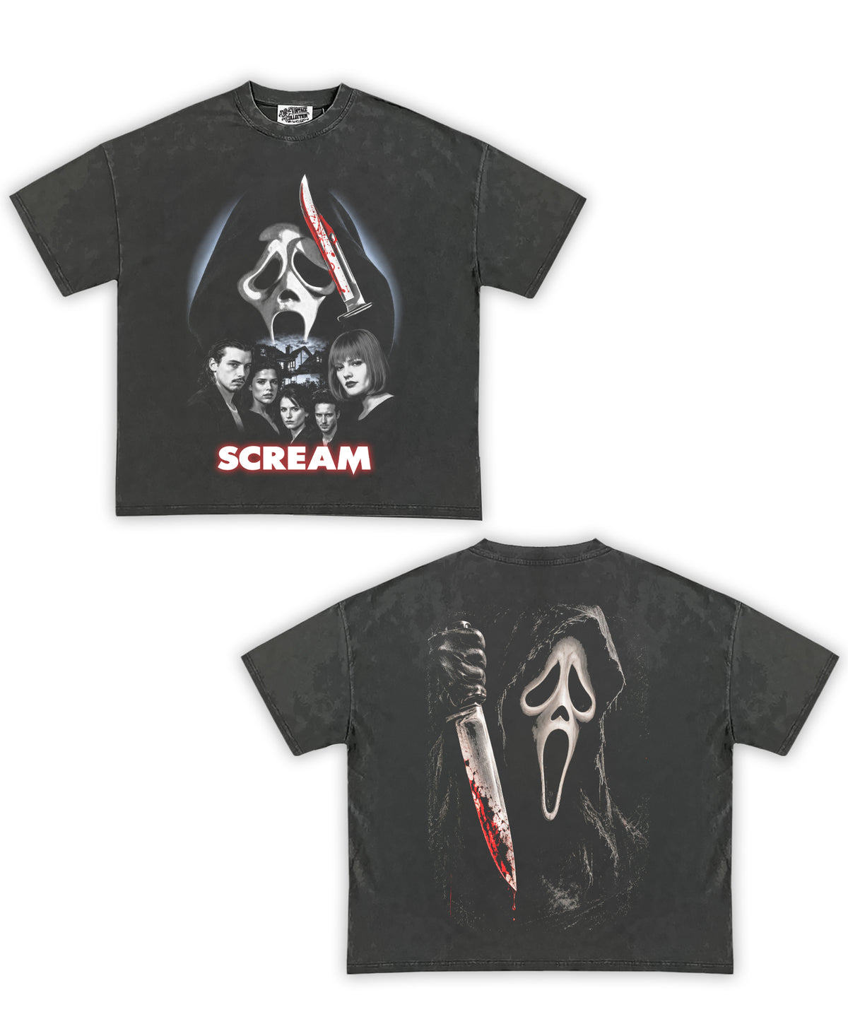 Scream 1996 Movie Shirt Front/Back