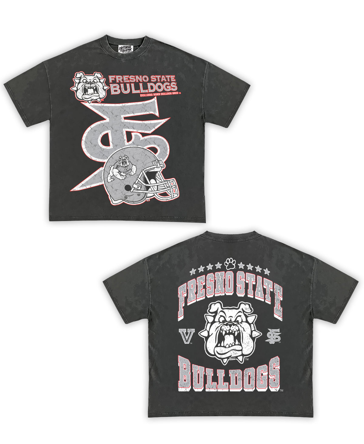Fresno State Blackout Shirt Front/Back