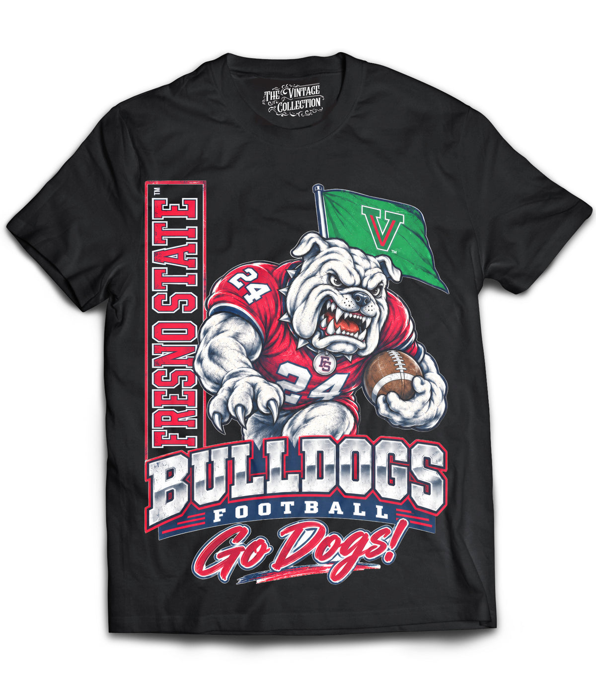 Fresno State Bulldogs: Go Dogs! Vintage Shirt