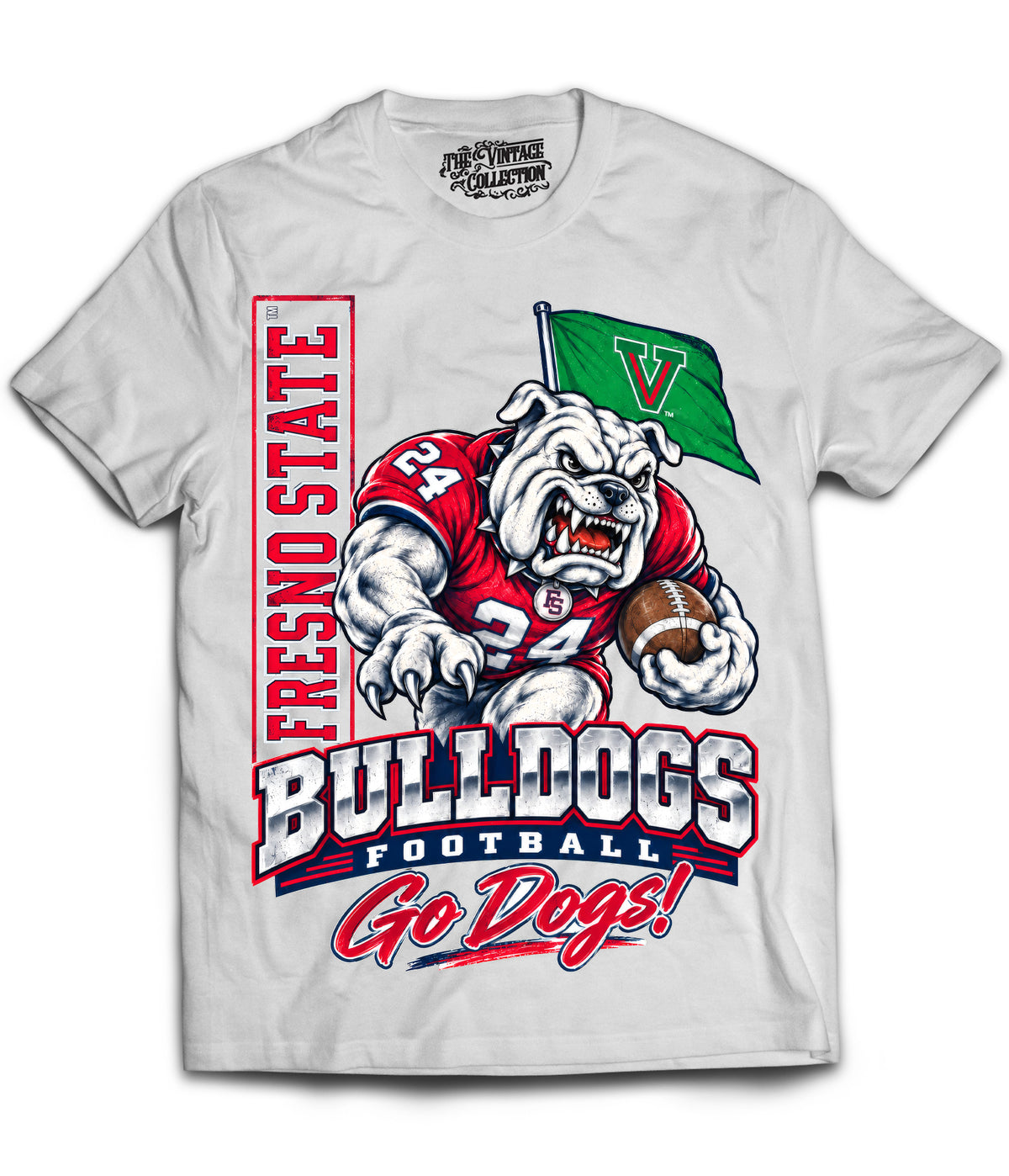 Fresno State Bulldogs: Go Dogs! Vintage Shirt